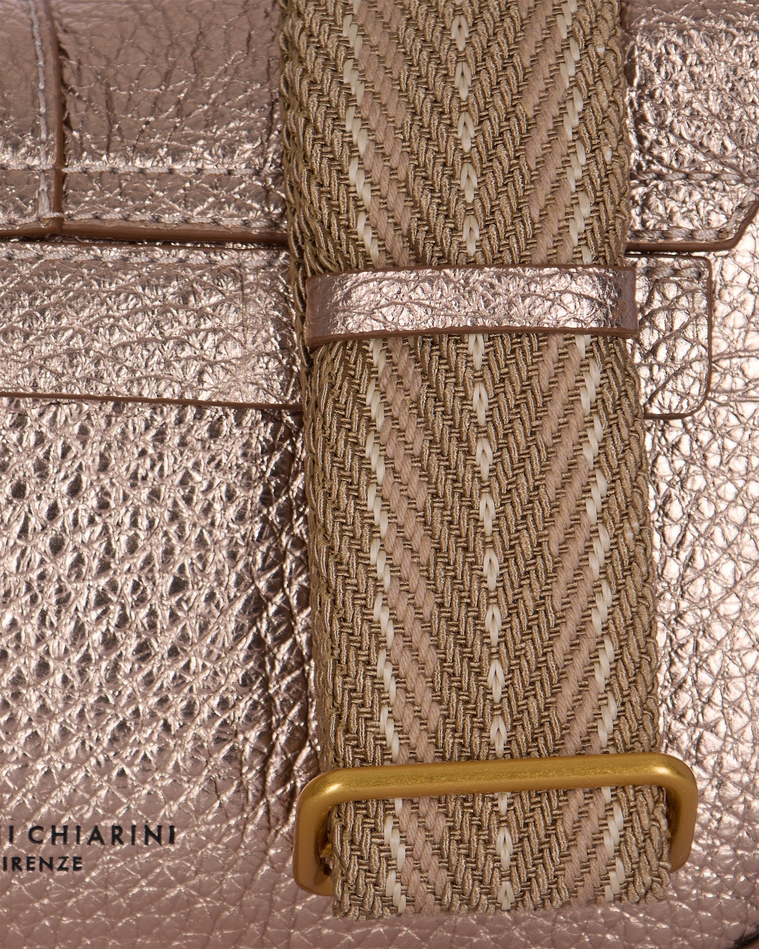 Gianni Chiarini Helena Shoulder Bag — Beige, view 3