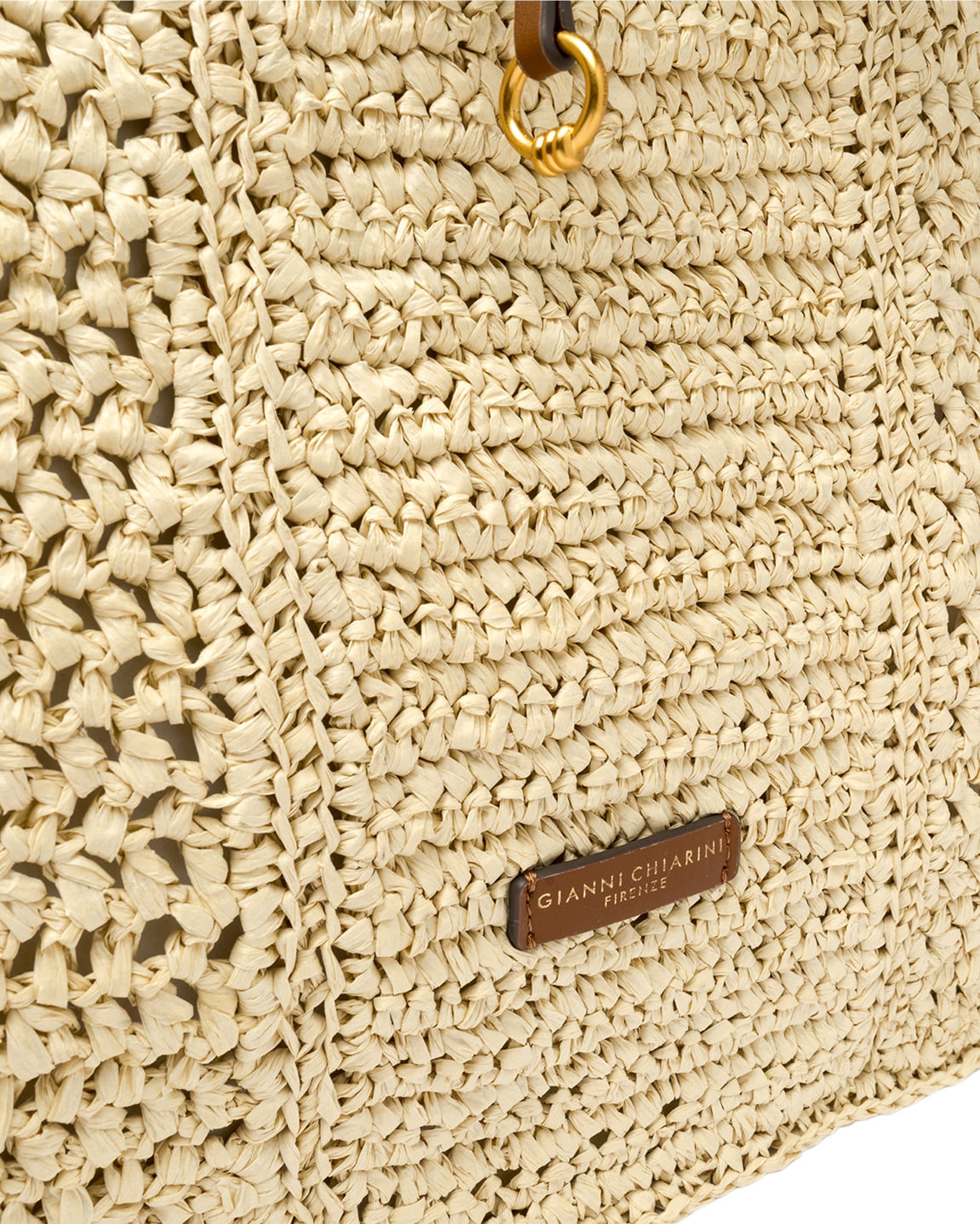 Gianni Chiarini Nefeli Shoulder Bag — Beige, view 4