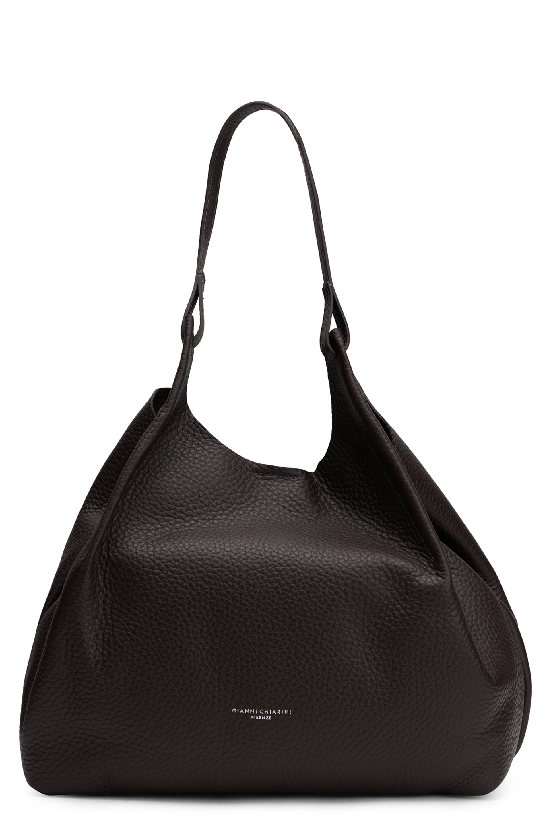 Gianni Chiarini Calfskin Shoulder Bag — Black by Gianni Chiarini