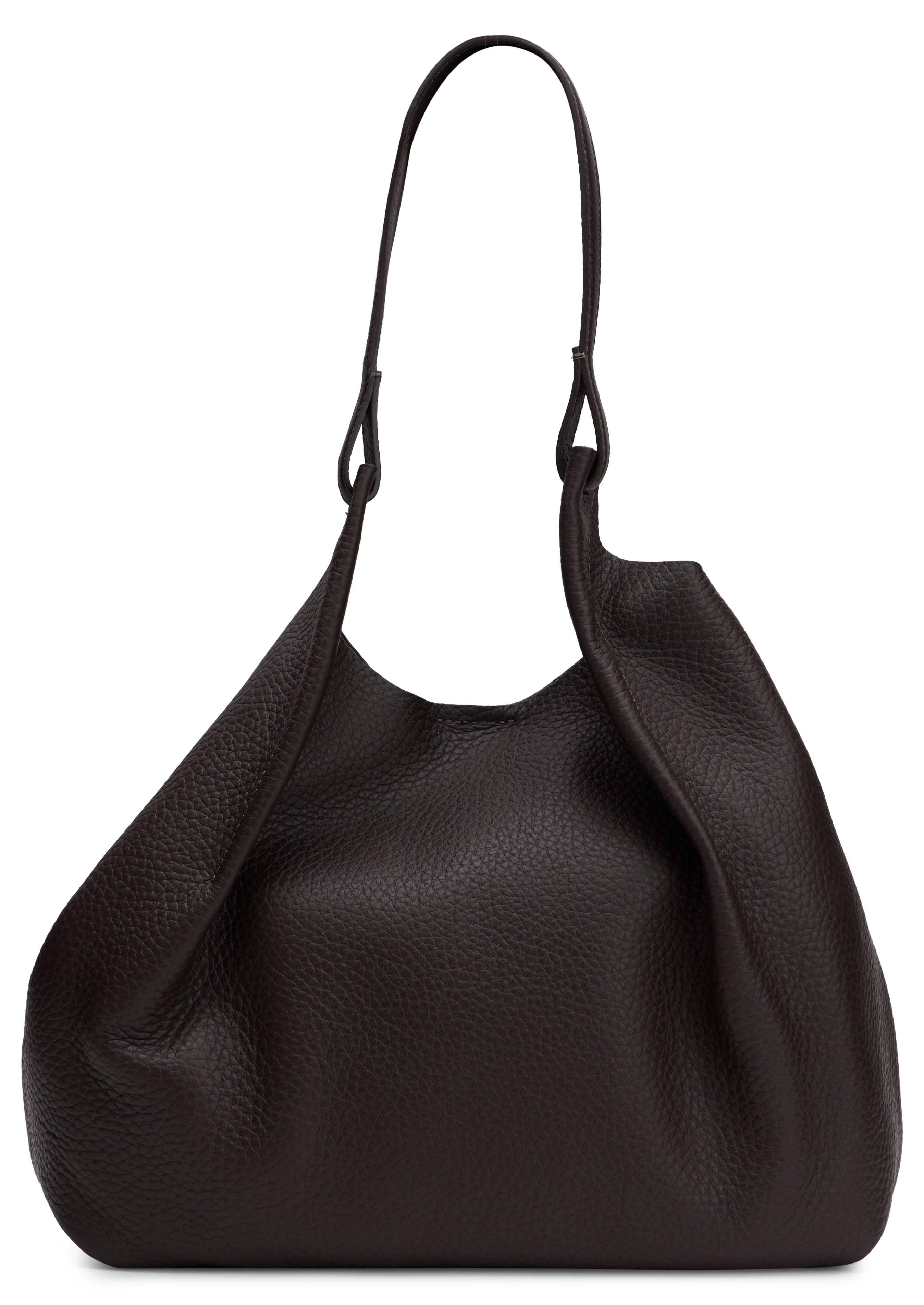 Gianni Chiarini Calfskin Shoulder Bag — Black, view 4
