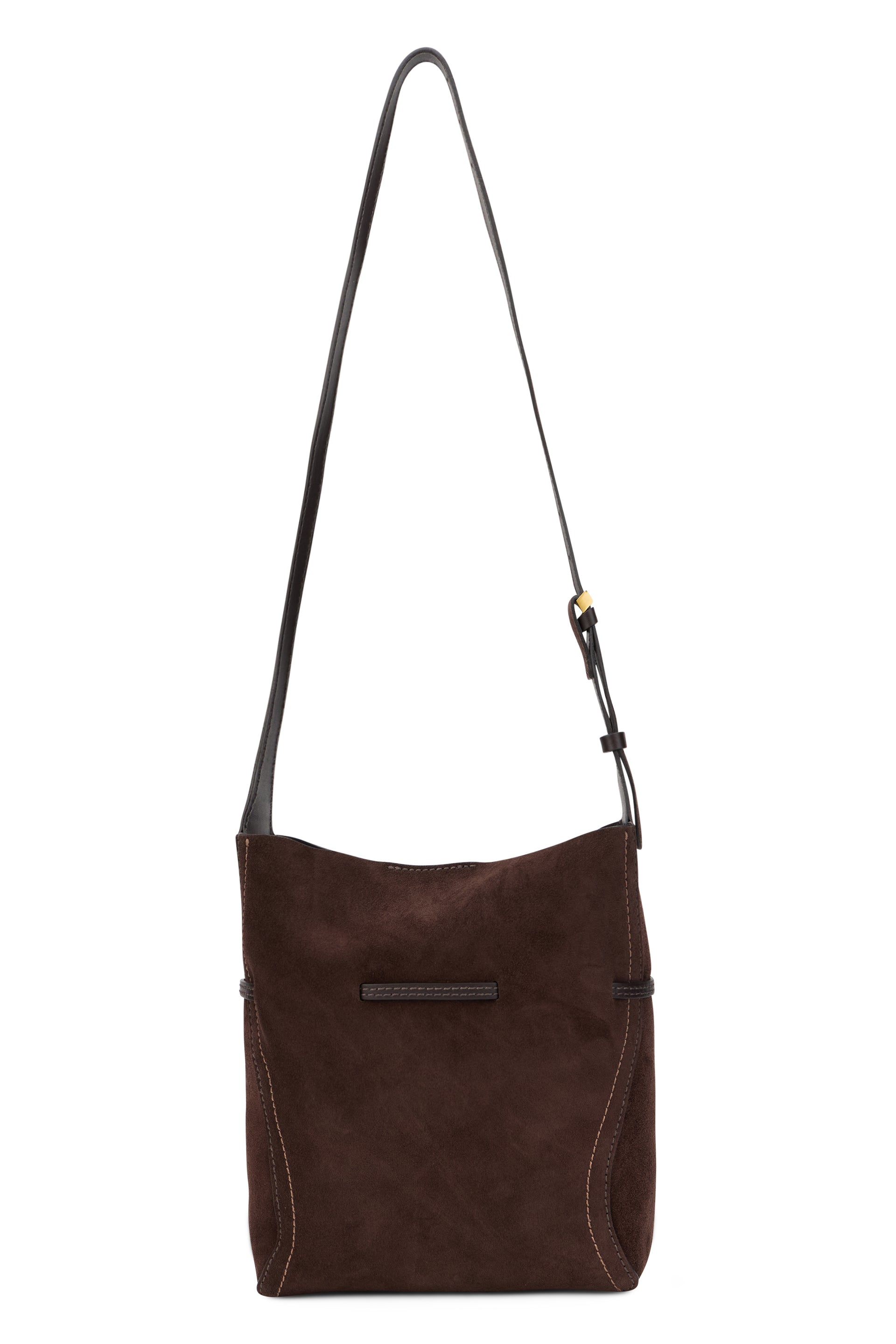 Gianni Chiarini Calfskin with Detachable Pouch Shoulder Bag — Brown, view 4