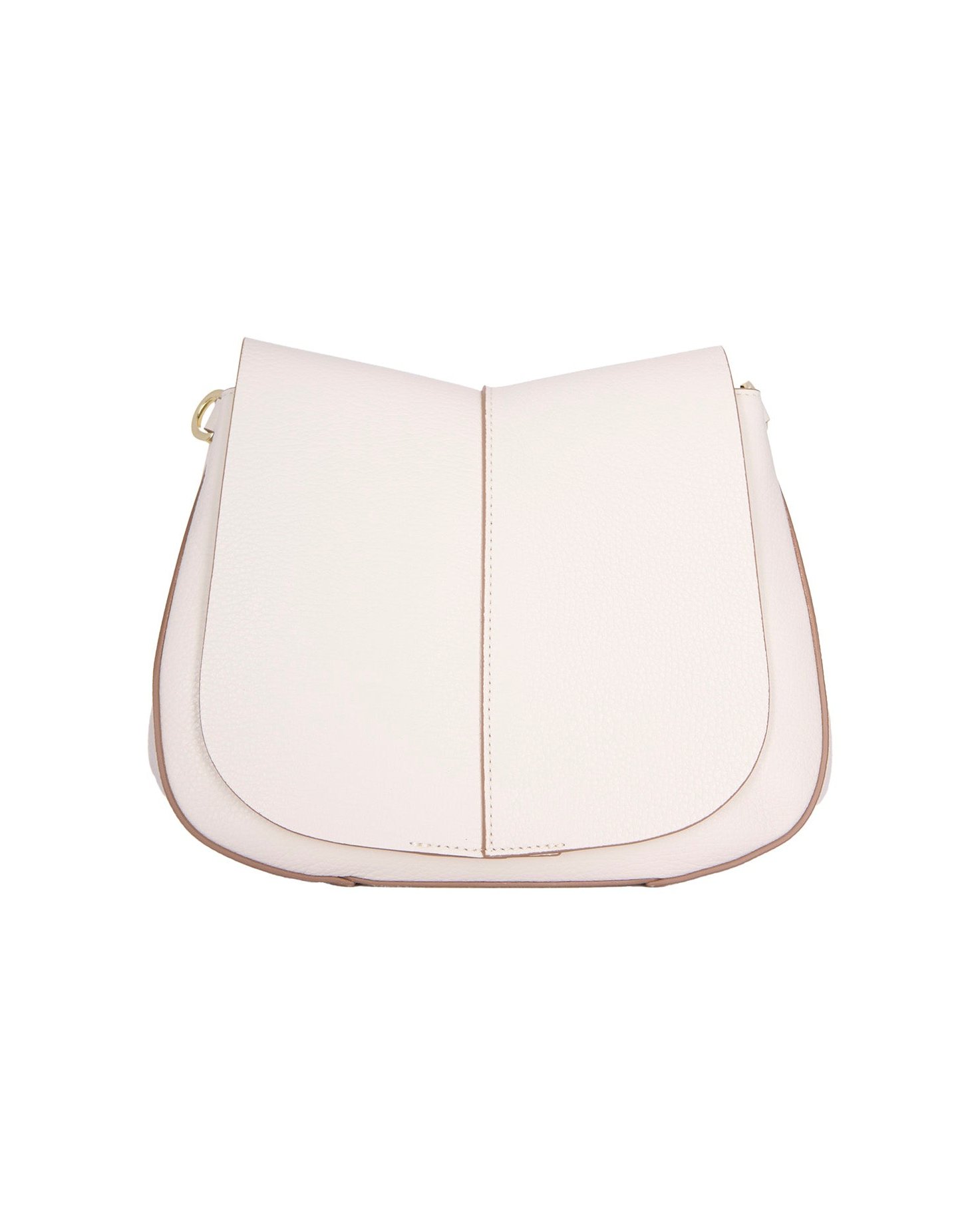Gianni Chiarini Helena Round Shoulder Bag — White by Gianni Chiarini