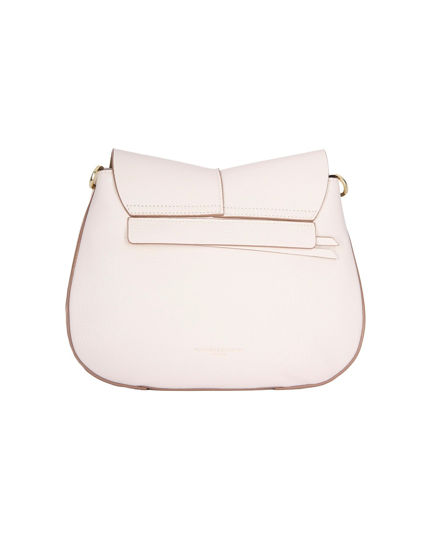 Gianni Chiarini Helena Round Shoulder Bag — White, view 2