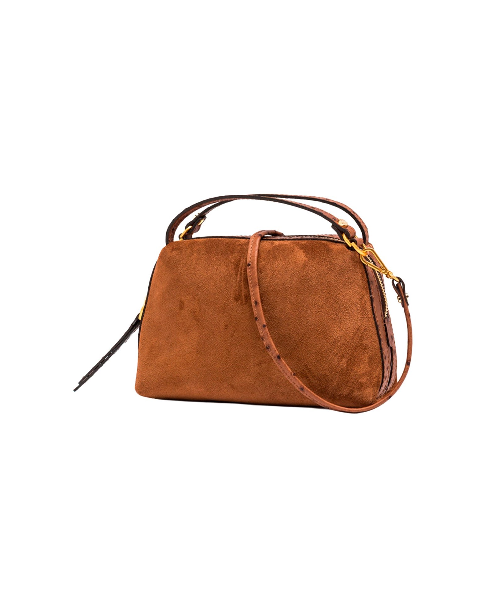 Gianni Chiarini Alifa Top Handle Bag — Brown, view 3