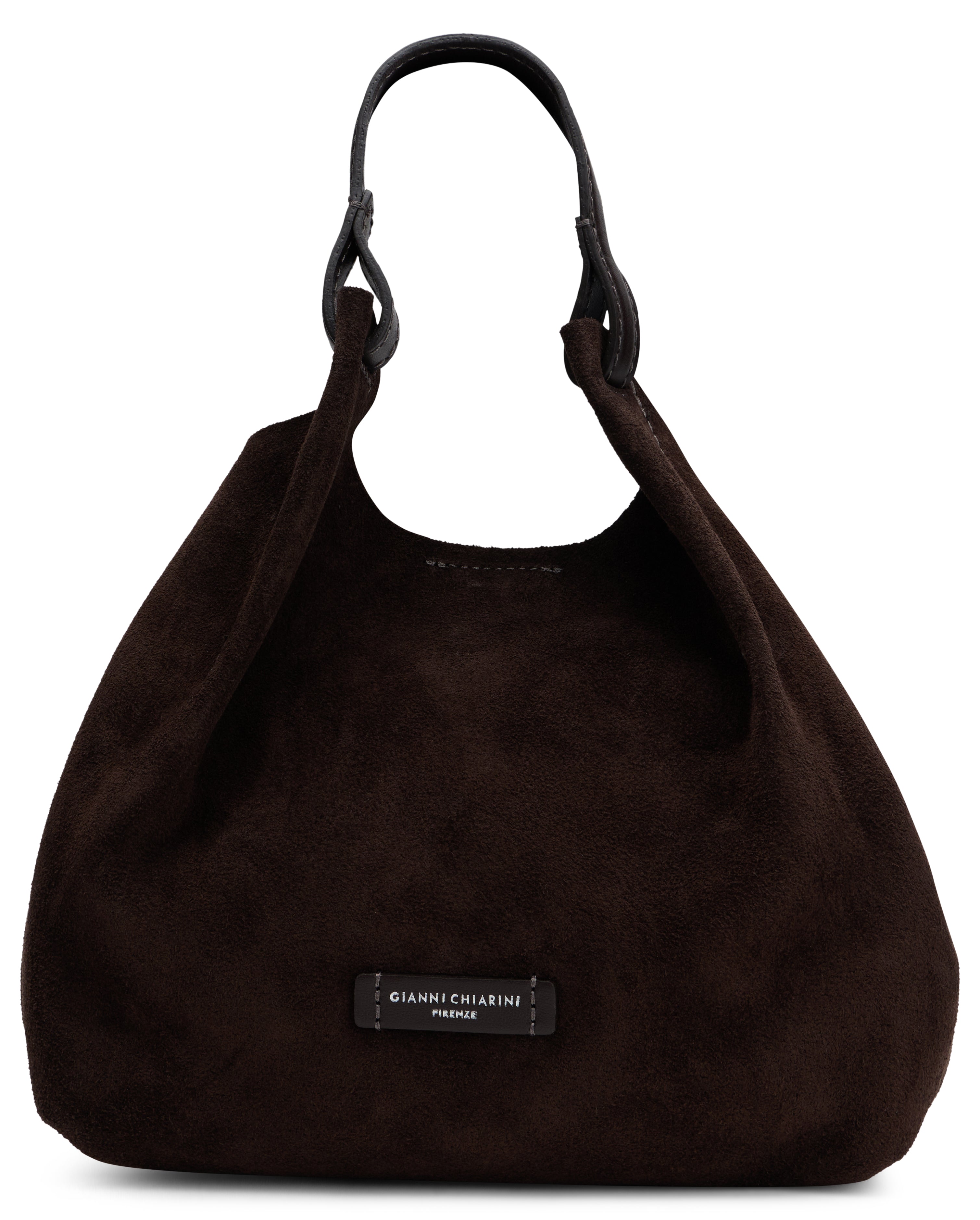 Gianni Chiarini Calfskin Tote Bag — Brown, view 2