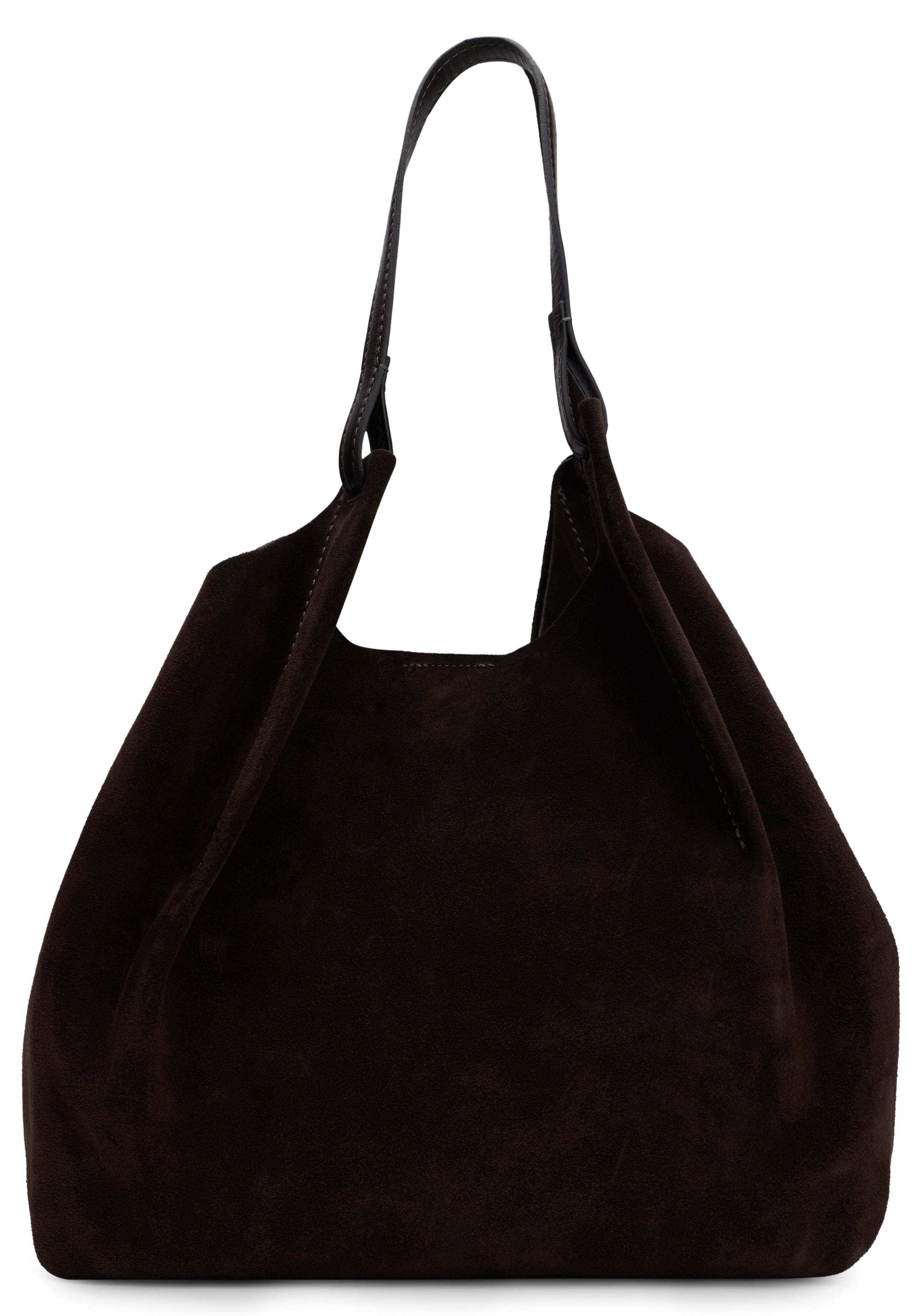 Gianni Chiarini Calfskin with Detachable Pouch Tote Bag — Brown, view 4