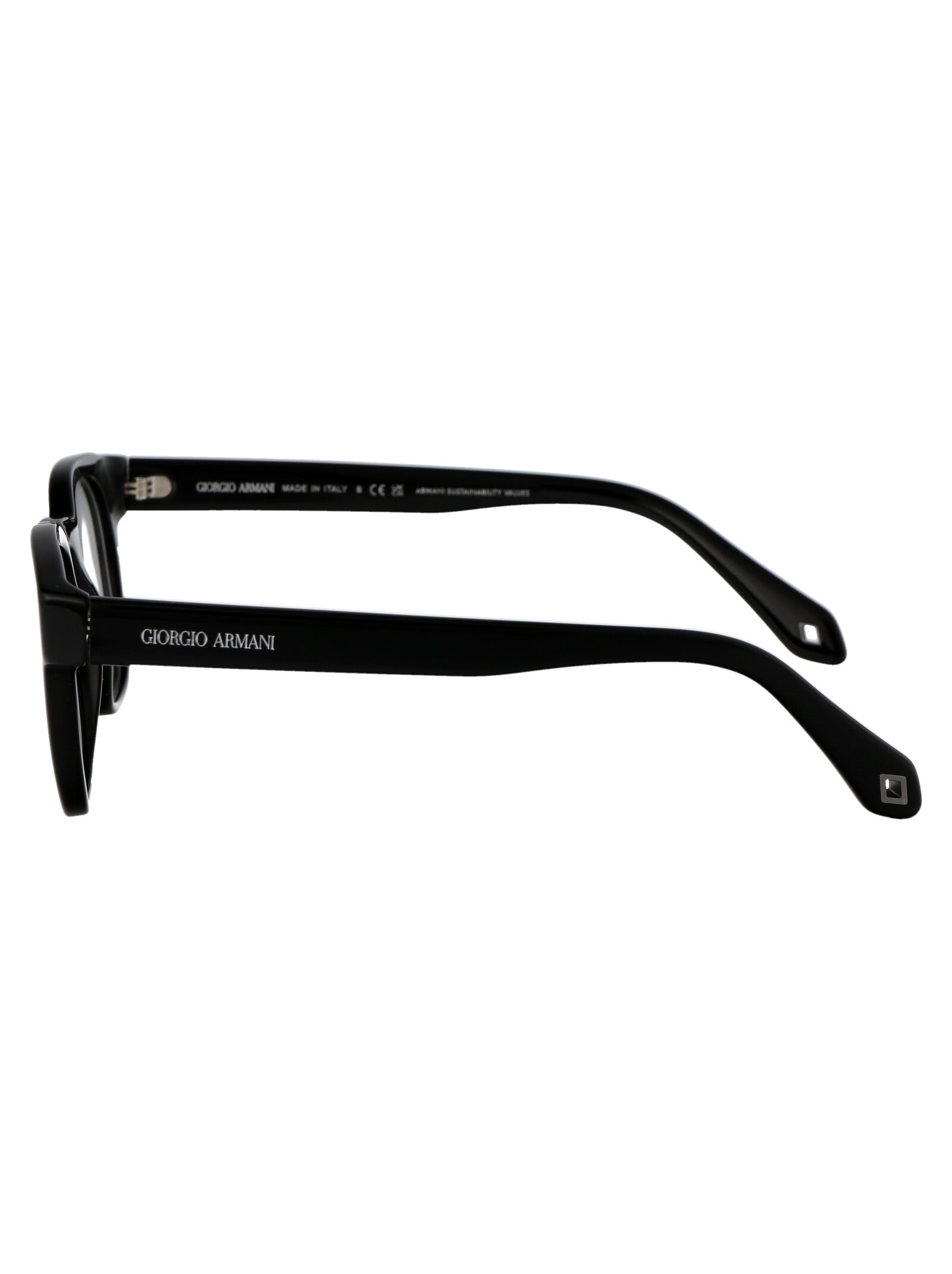 Giorgio Armani 0AR7242 Black Acetate Eyeglasses — Black, view 3