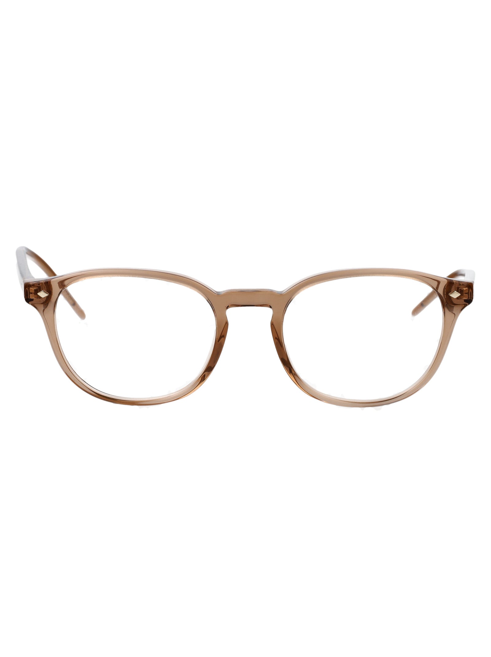 Giorgio Armani 0AR7259 Transparent Acetate Eyeglasses — Brown by Giorgio Armani