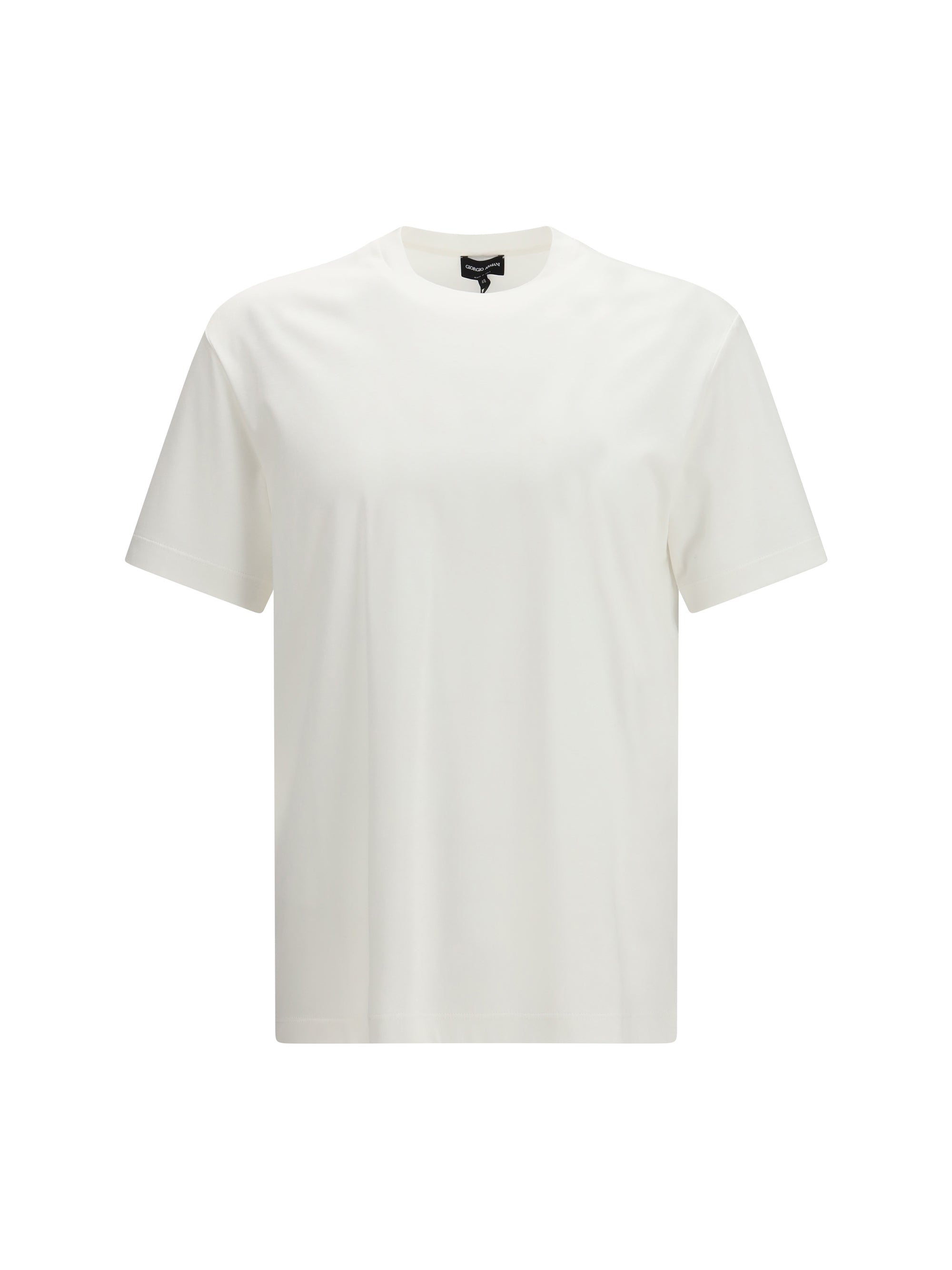 Giorgio Armani Cotton T-Shirt — White by Giorgio Armani