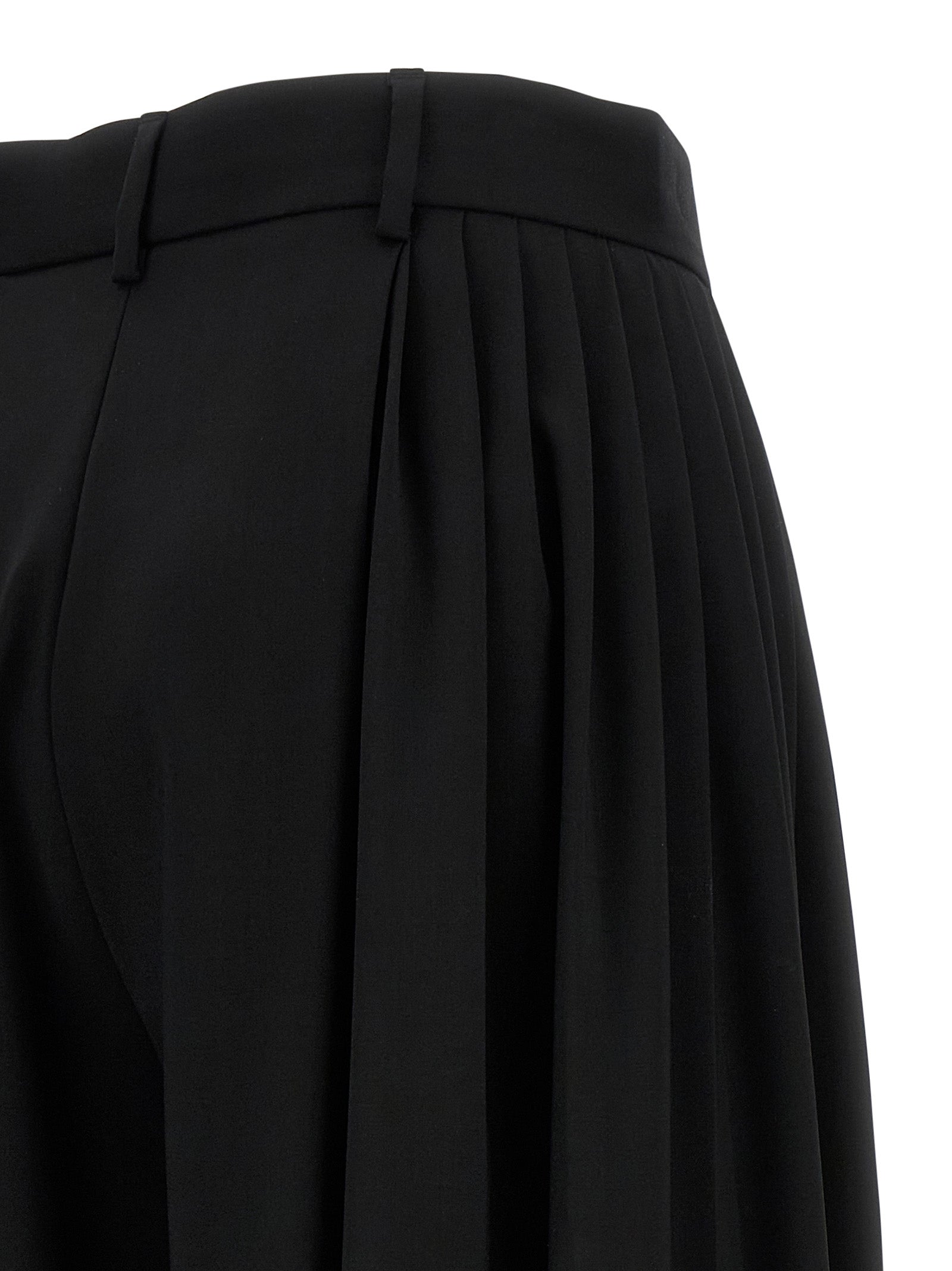 Giuseppe Di Morabito Virgin Wool Trousers — Black, view 4