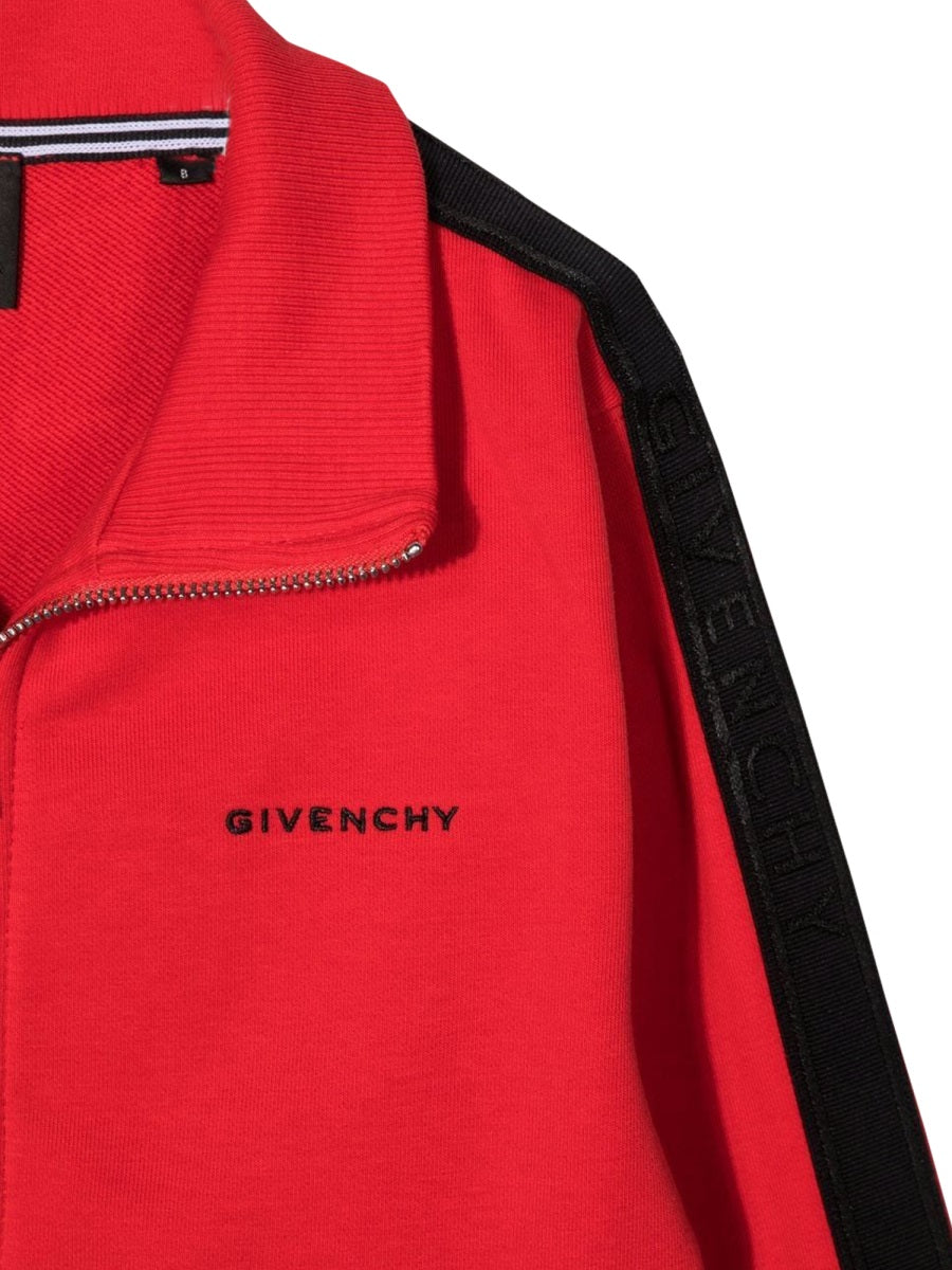 Givenchy Cotton Blend Cardigan — Red, view 2