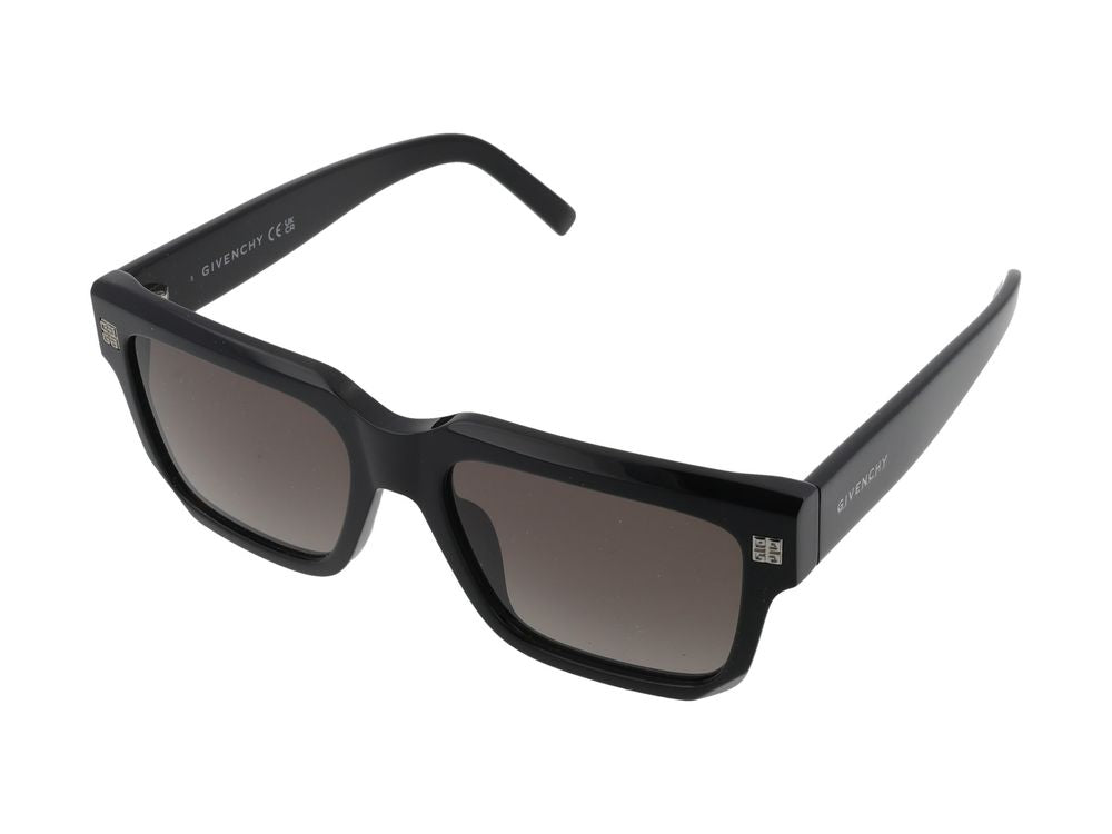 Givenchy GV40060I Rectangular Frame Sunglasses — Black, view 2