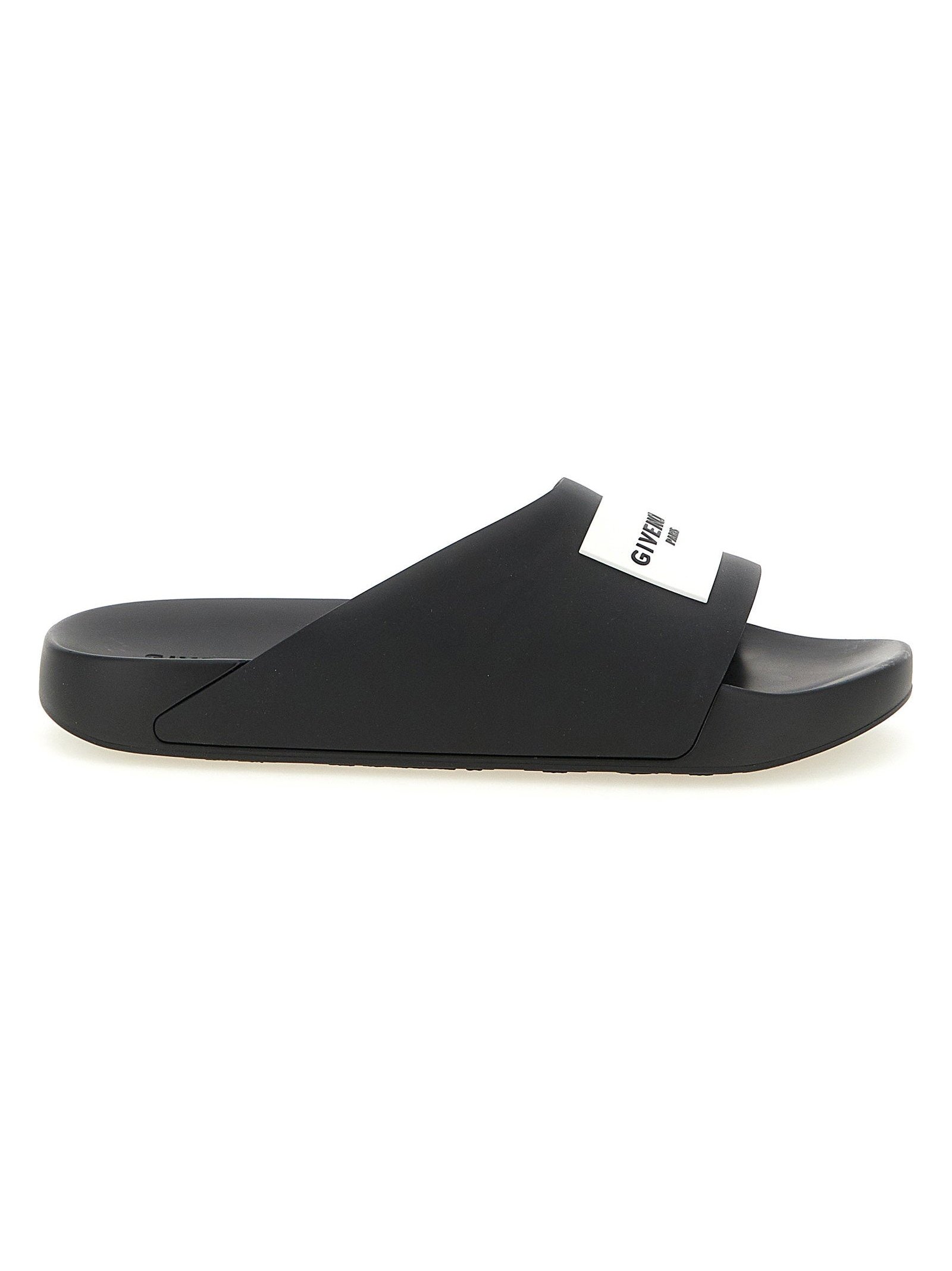 Givenchy Label Logo Mules — Black by Givenchy