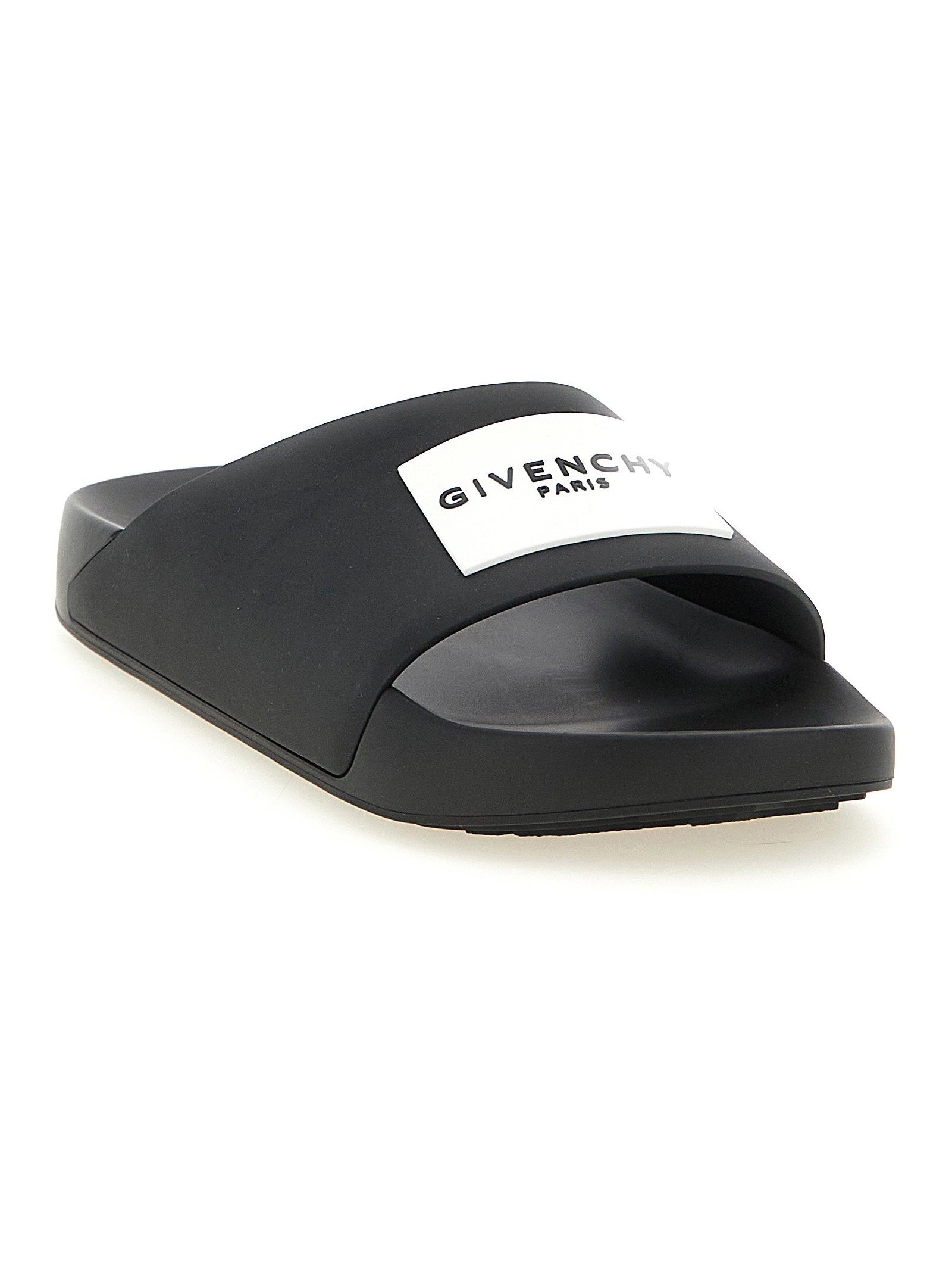 Givenchy Label Logo Mules — Black, view 2