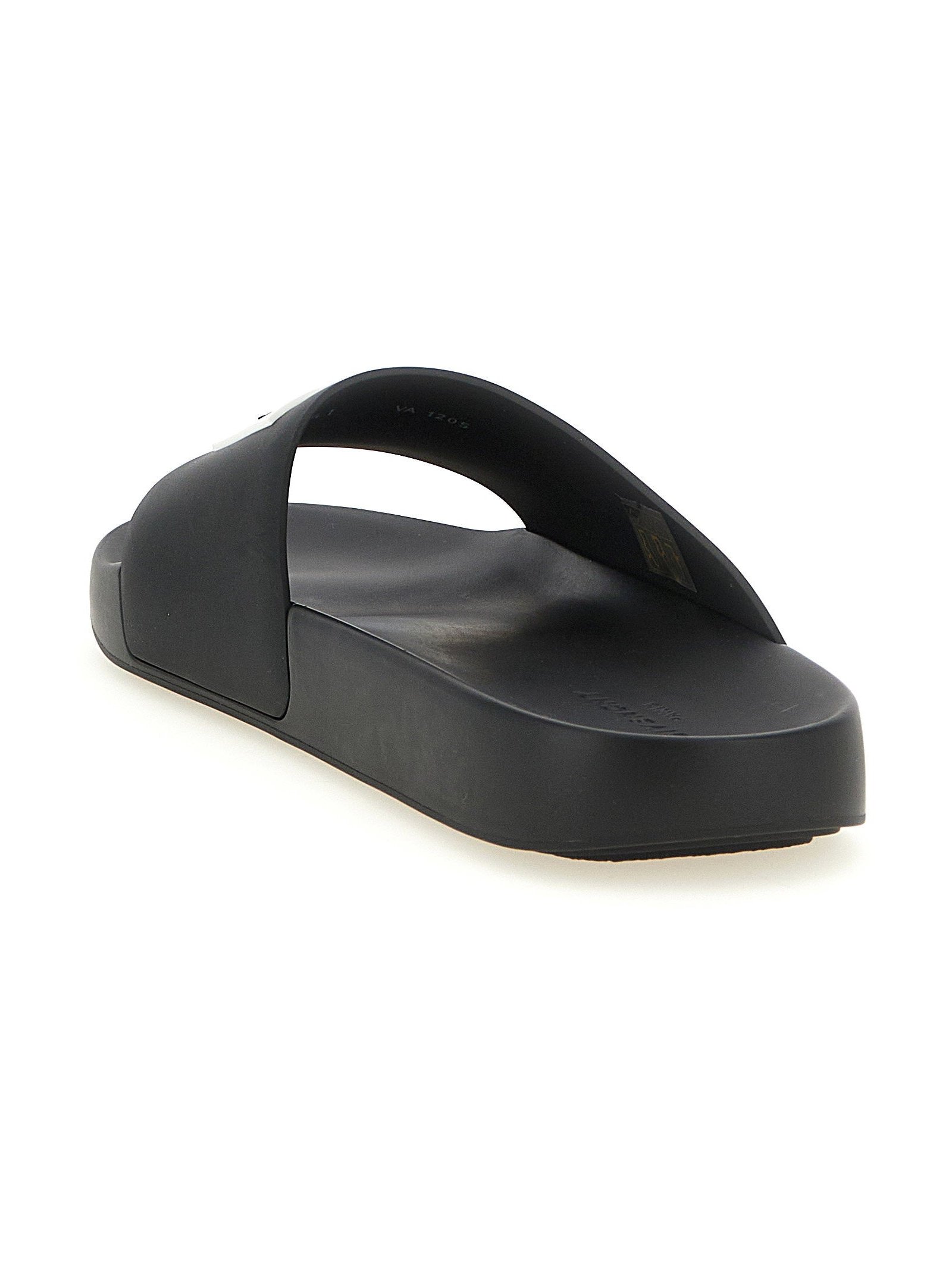 Givenchy Label Logo Mules — Black, view 3