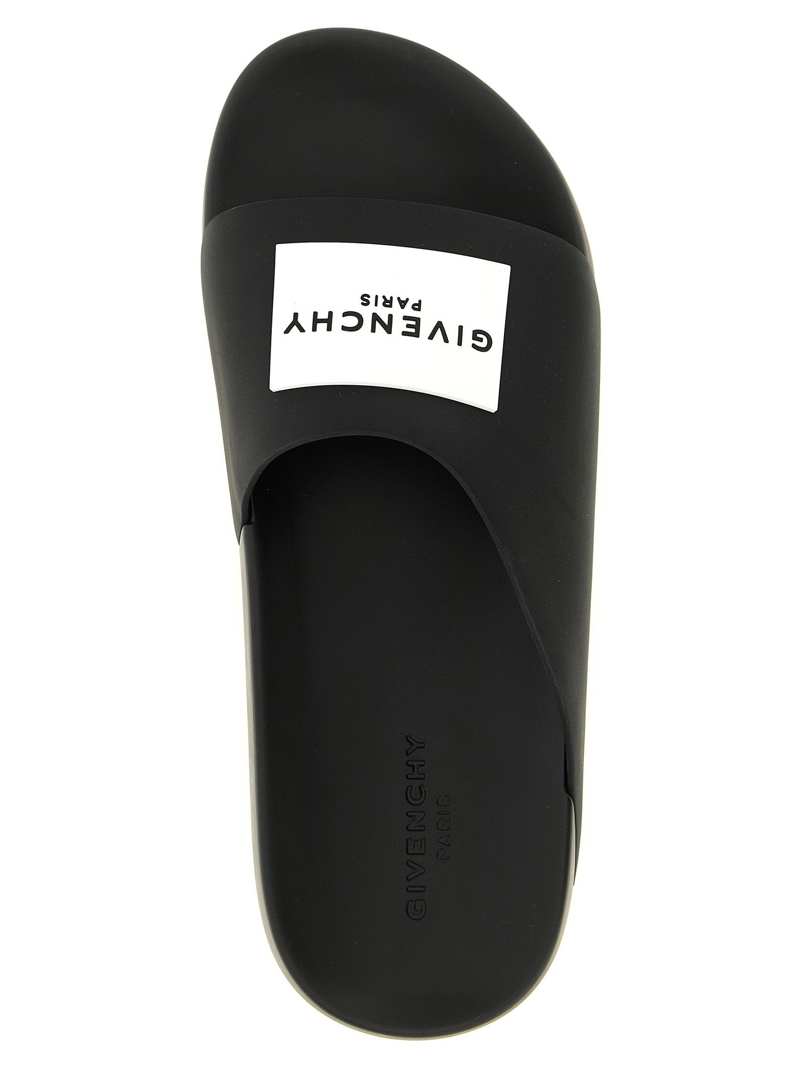 Givenchy Label Logo Mules — Black, view 4