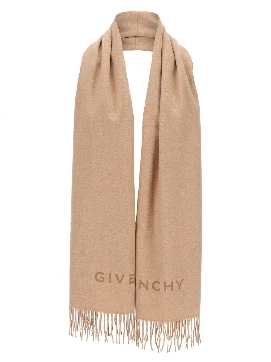 Givenchy Virgin Wool Scarf — Beige by Givenchy