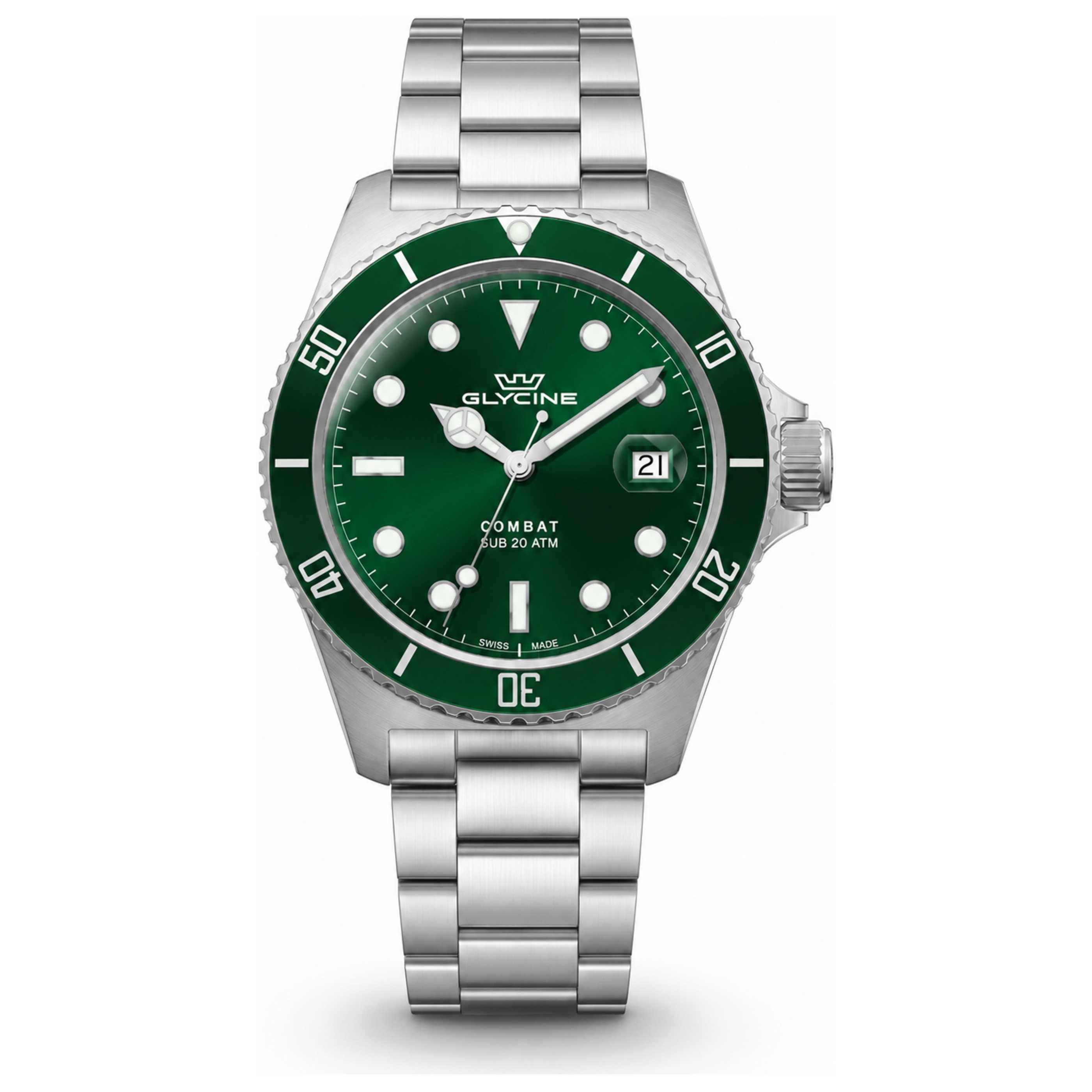 Glycine Combat Watch — Green by Glycine