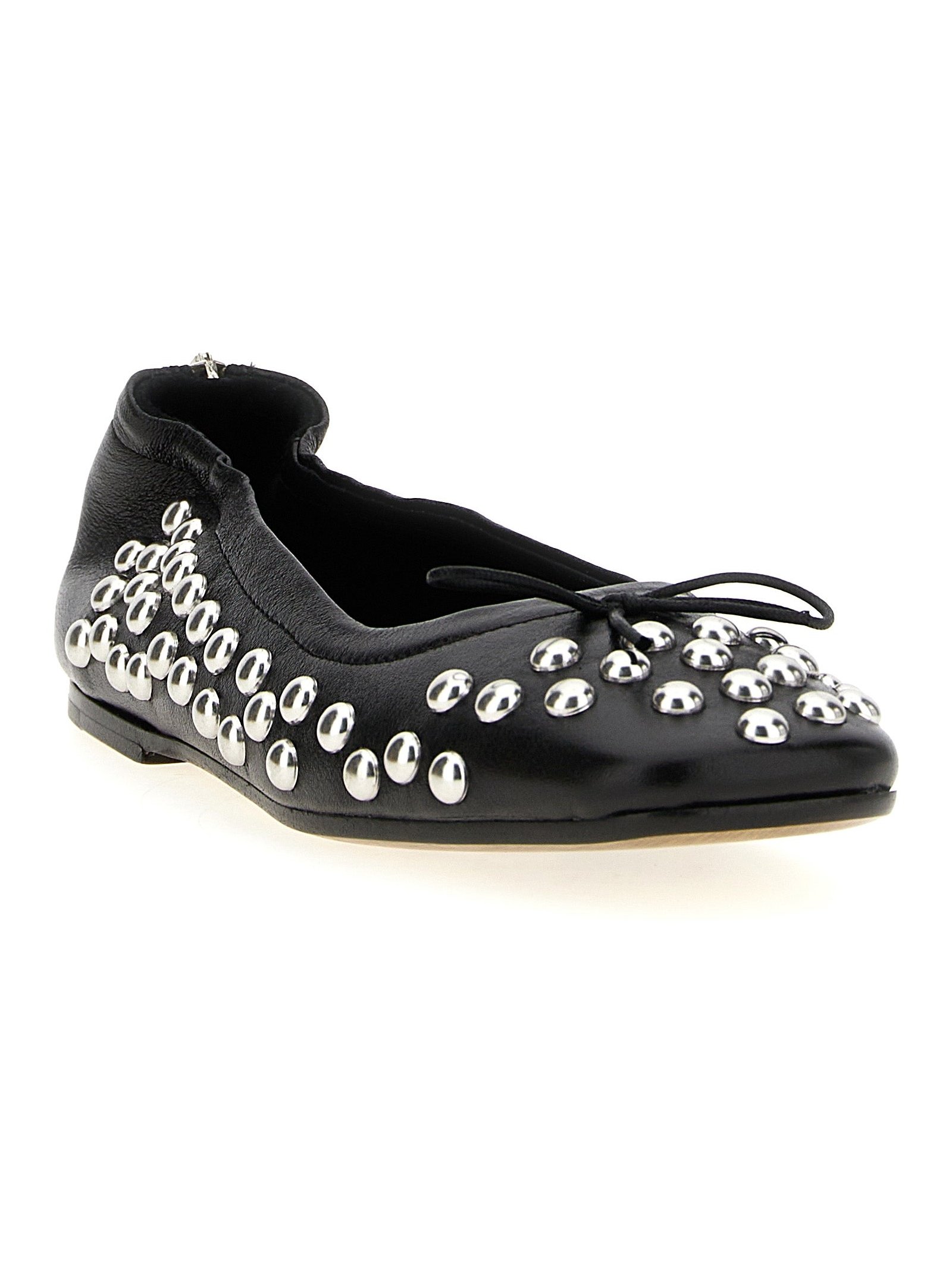 Golden Goose Studded Leather Ballet Flat — Black, view 2