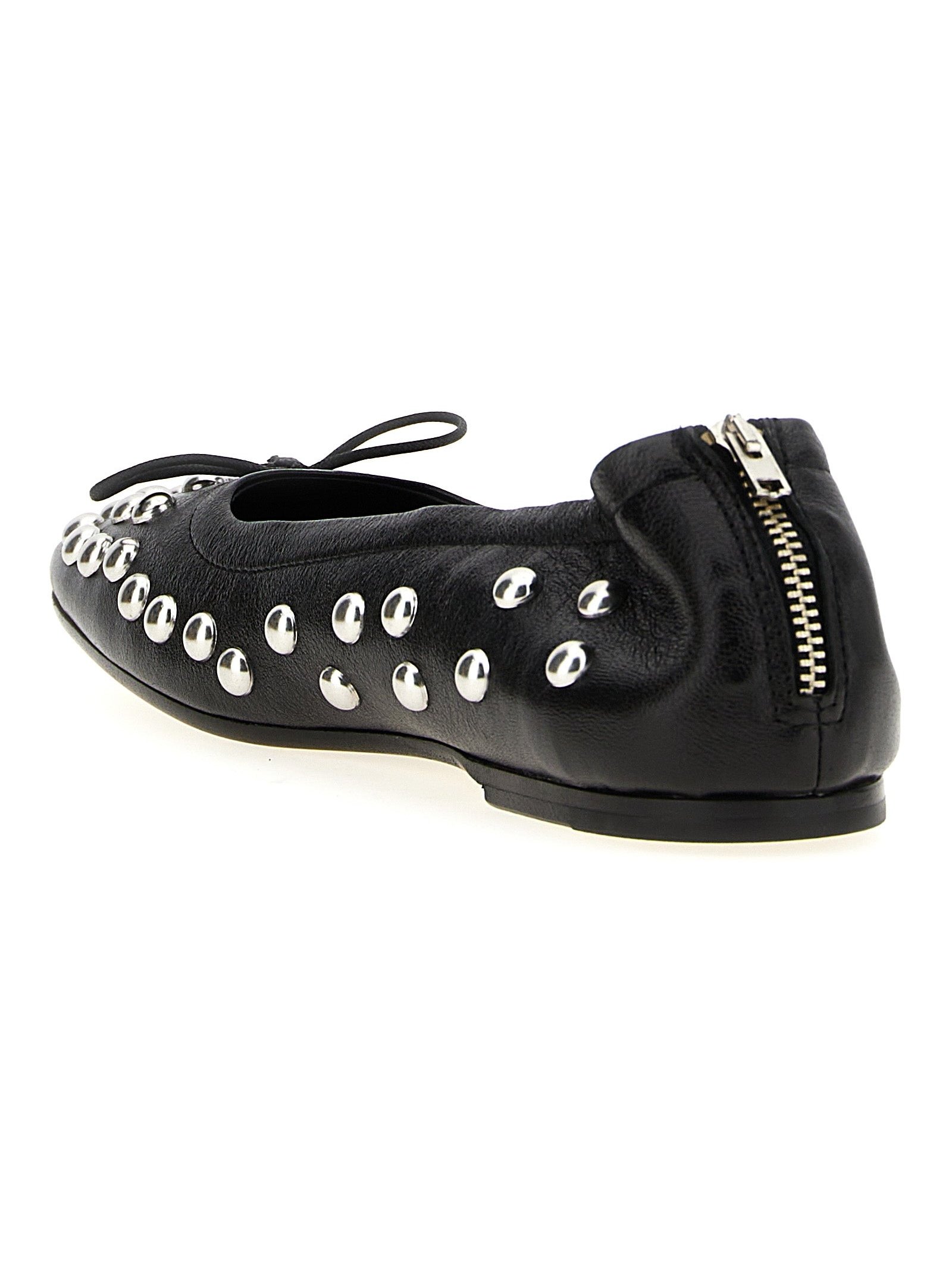 Golden Goose Studded Leather Ballet Flat — Black, view 3