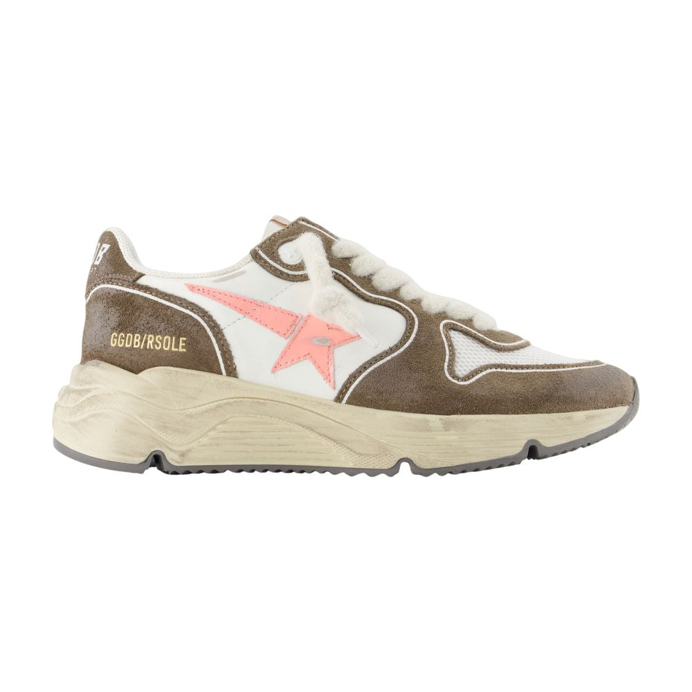 Golden Goose Deluxe Brand Colour-Block Calfskin Sneaker — White by Golden Goose Deluxe Brand