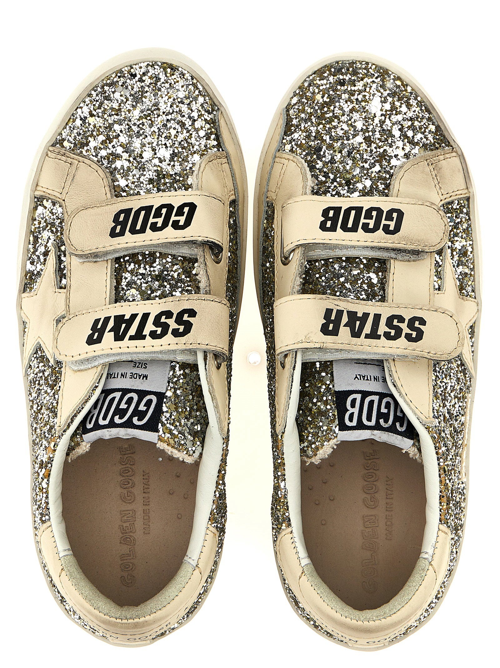 Golden Goose Old School Sneaker — Cream, view 3