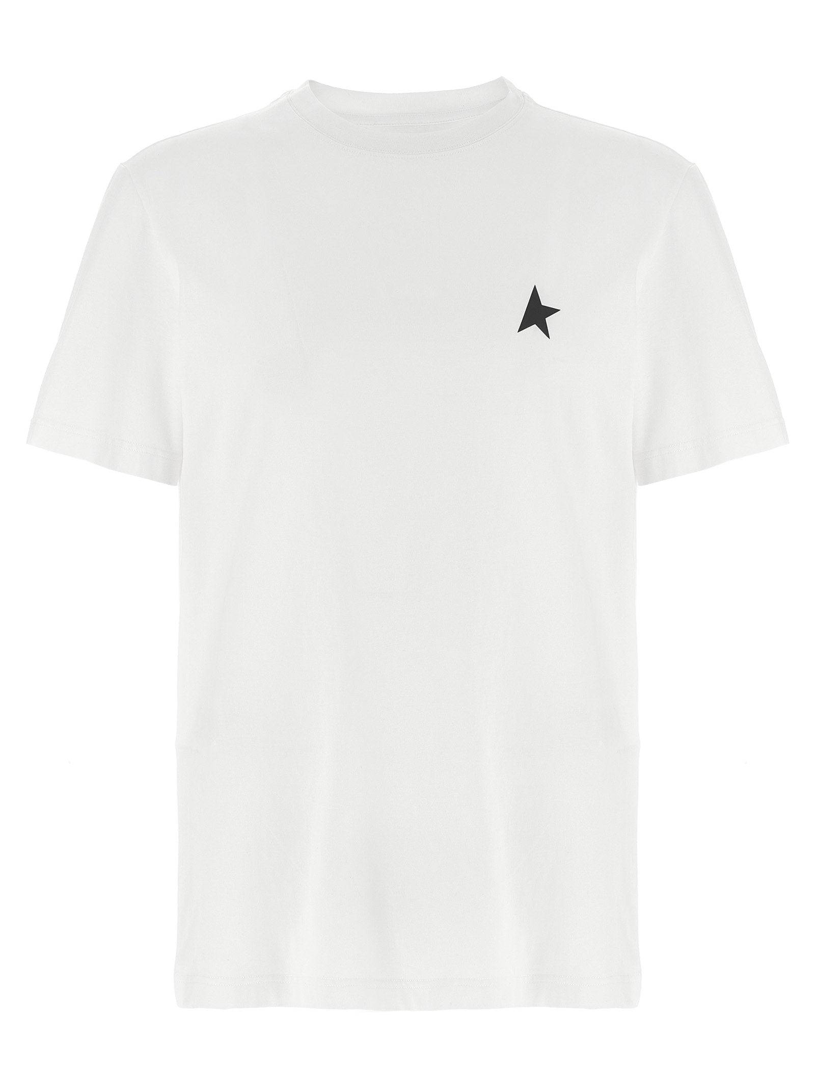 Golden Goose Small Star Logo T-shirt — White by Golden Goose