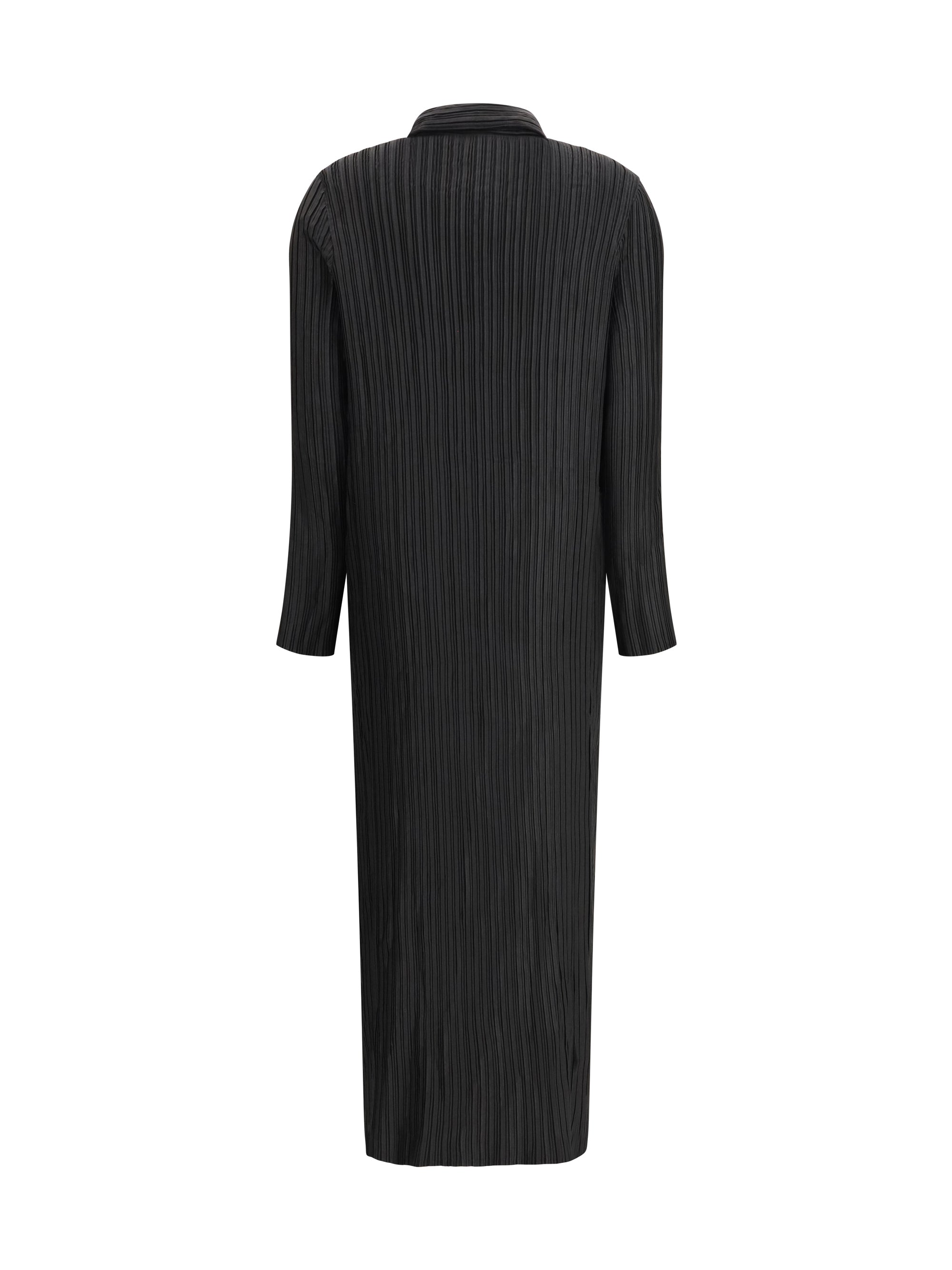 Gongdid Design Long Wave Dress — Black by Gongdid Design