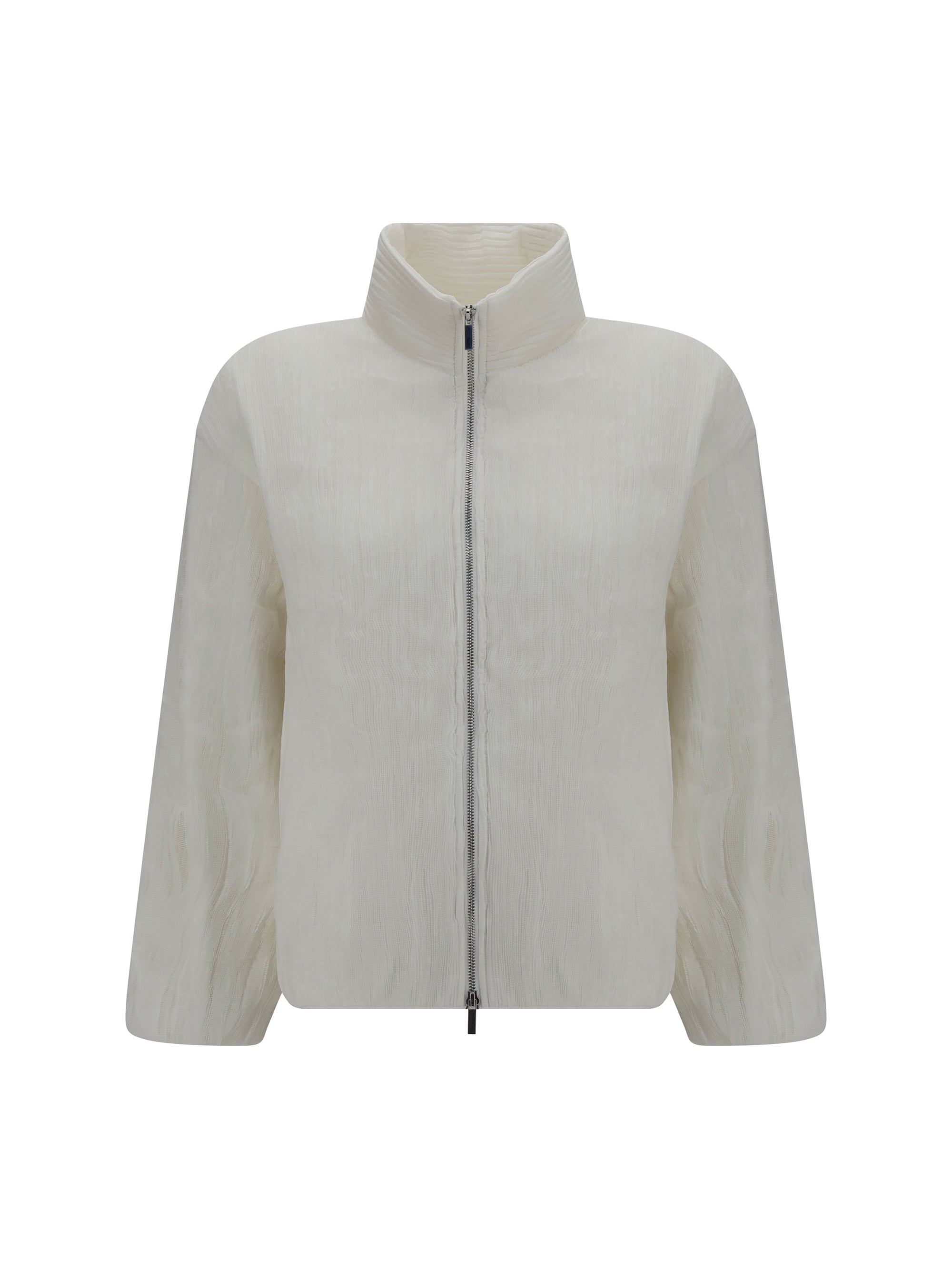 Gongdid Design Striped Padded Jacket — White by Gongdid Design