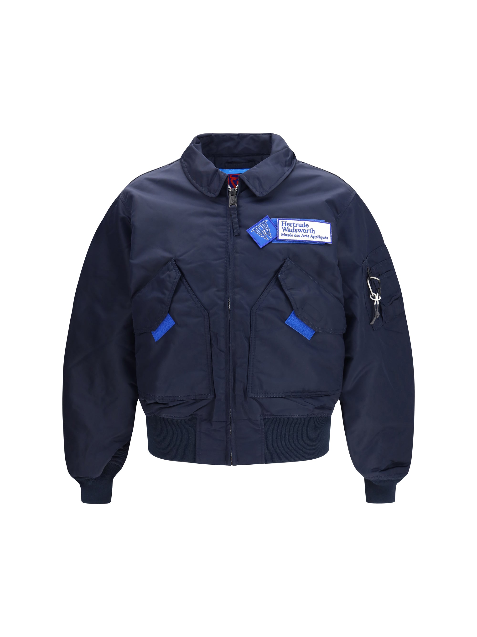 Gr10k Flight Nylon Bomber Jacket — Navy by Gr10k