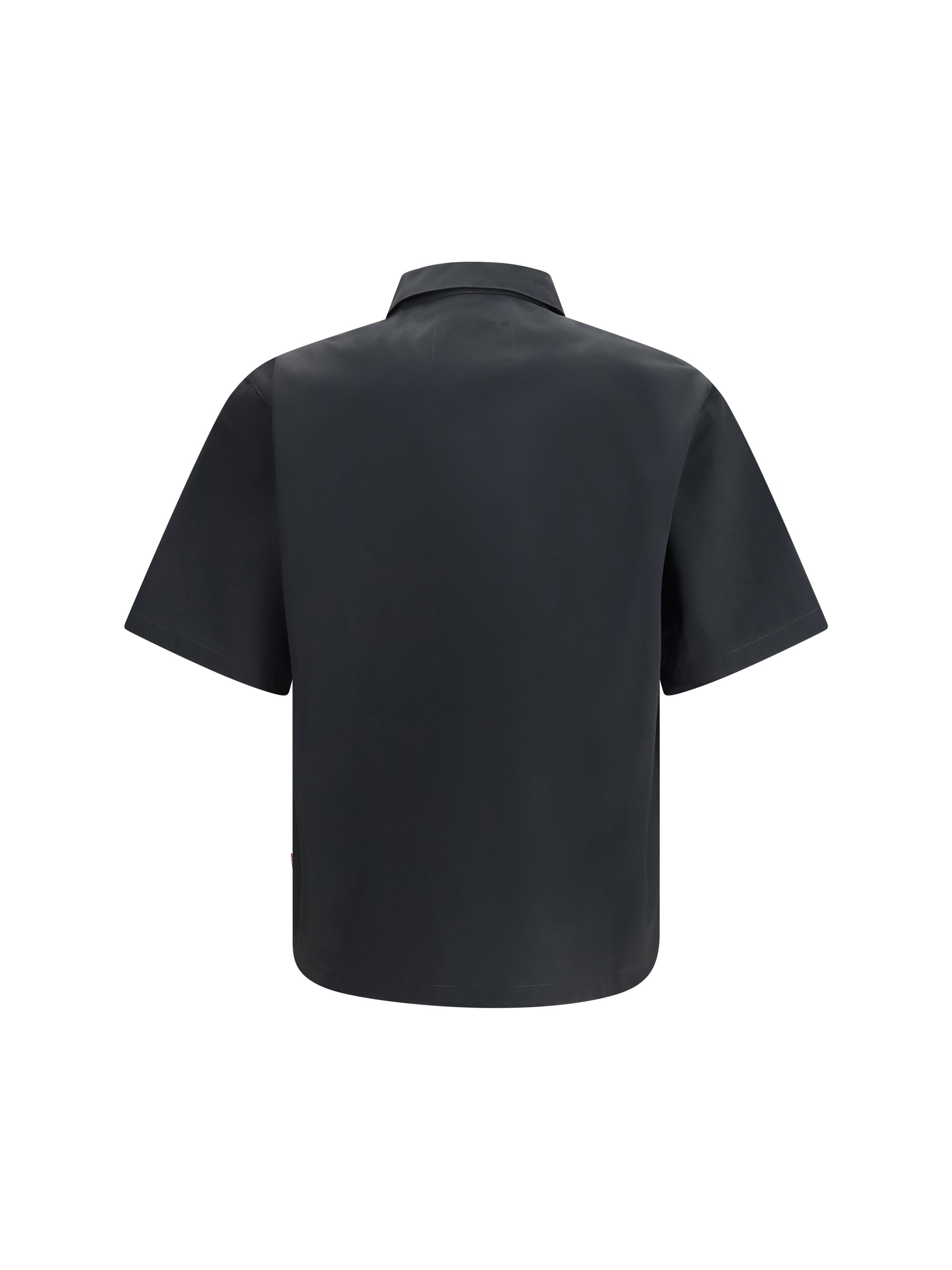 Gr10k Short-Sleeve Cotton-Blend Shirt — Charcoal, view 2