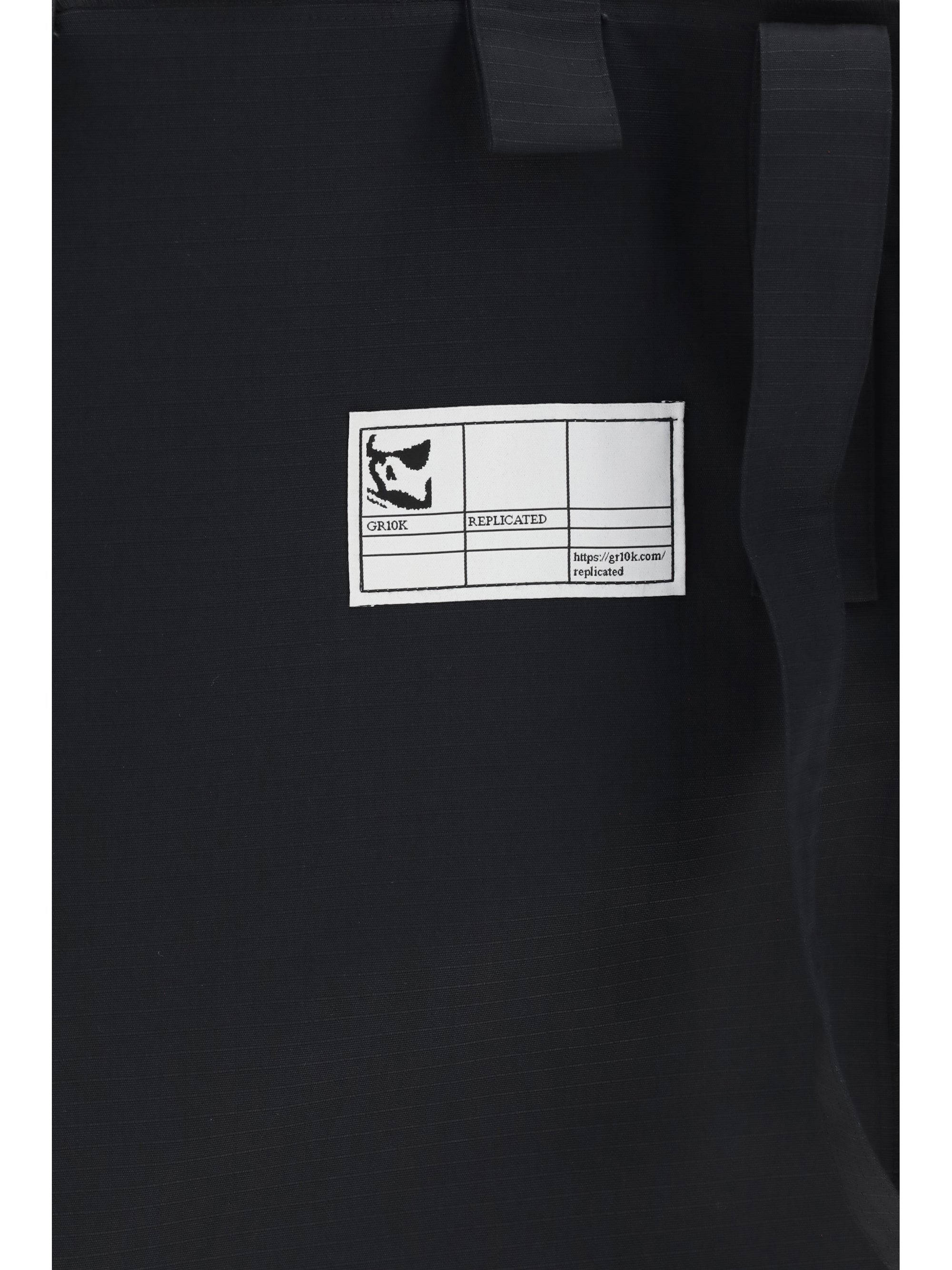 Gr10k Replicated Tote Bag — Black, view 4