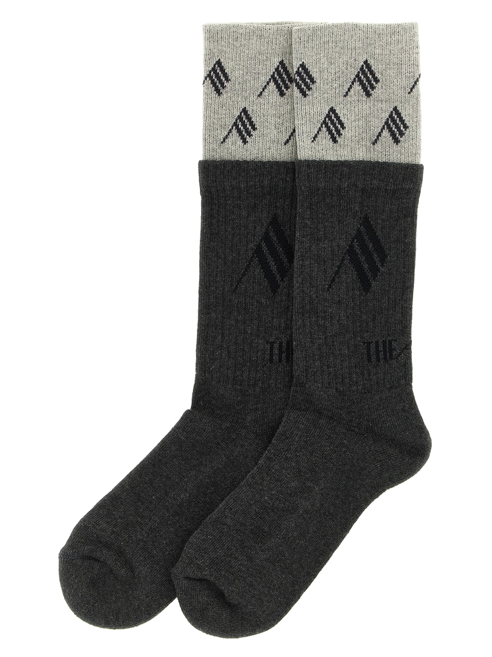 Gray Cotton Socks Clothing, view 2