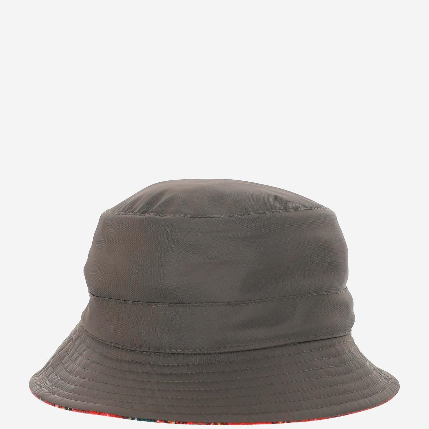 Grevi 2521 Tartan Wool Reversible Bucket Hat — Red, view 2