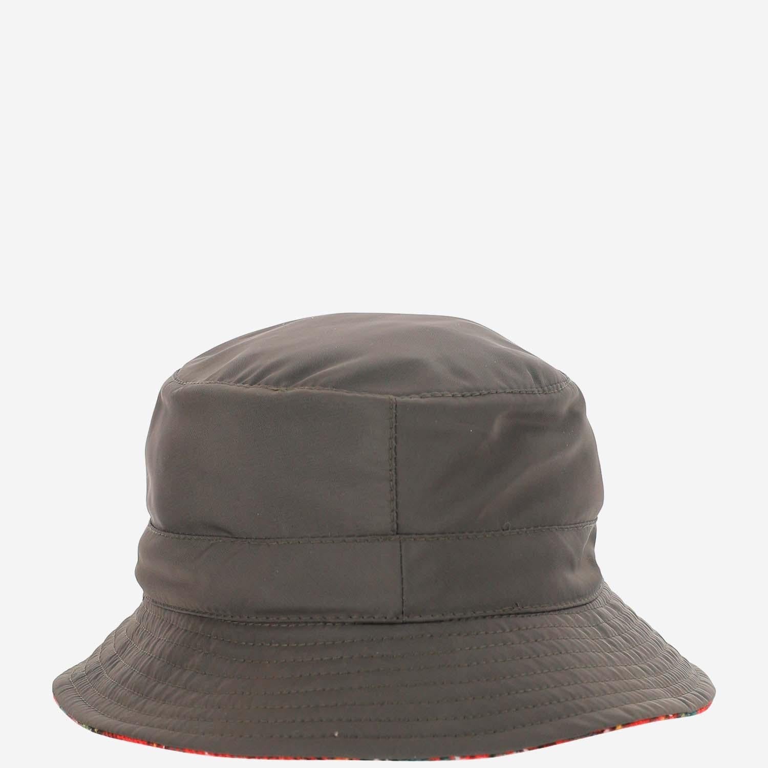 Grevi 2521 Tartan Wool Reversible Bucket Hat — Red, view 3