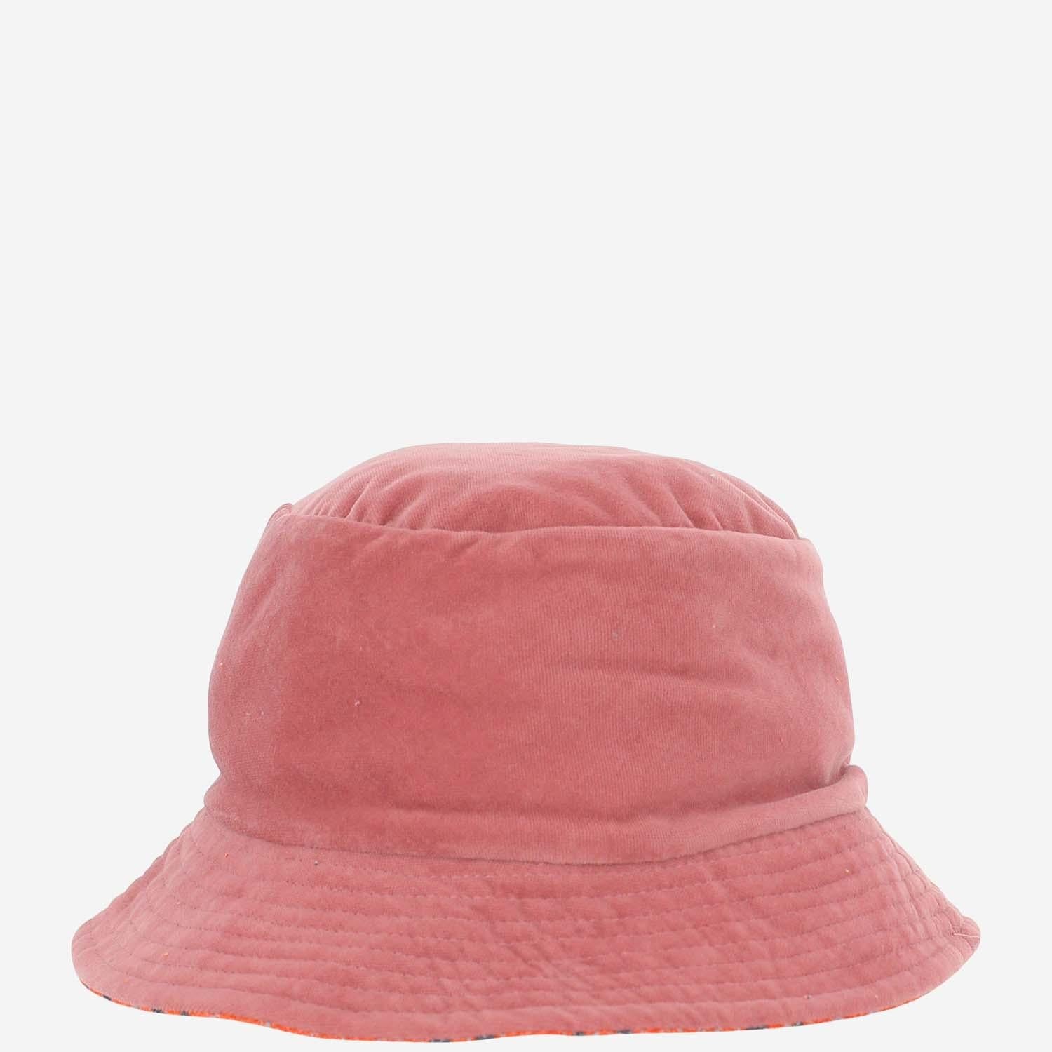 Grevi 3214 Geometric-Patterned Cotton Bucket Hat — Orange, view 3