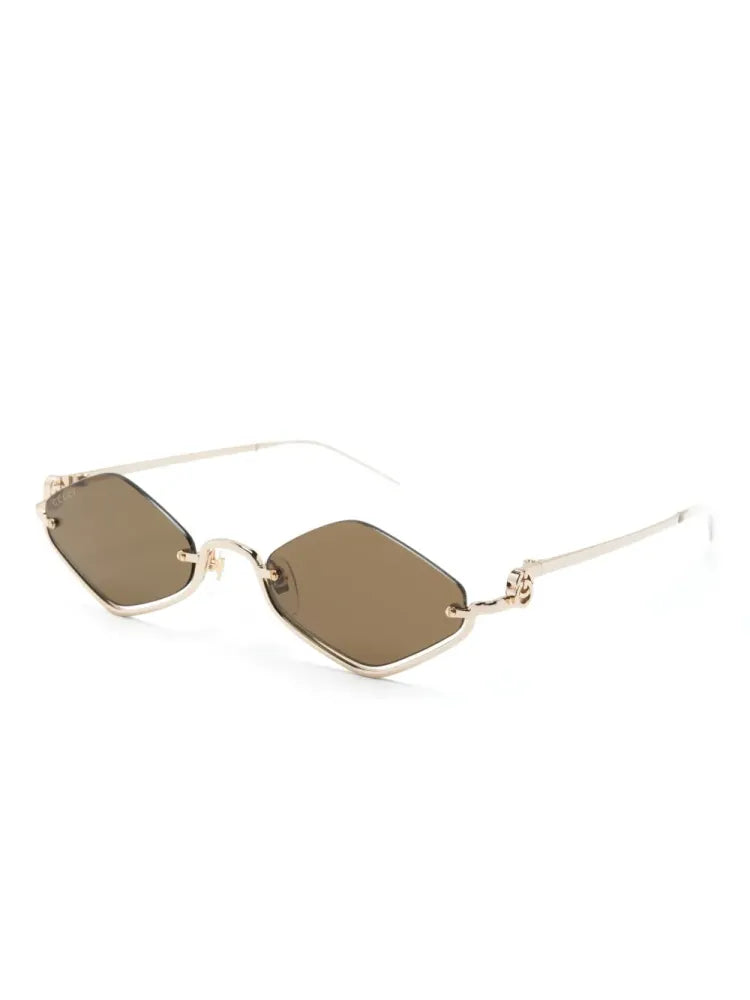 Gucci Eyewear GG1604S Sunglasses — Gold, view 2