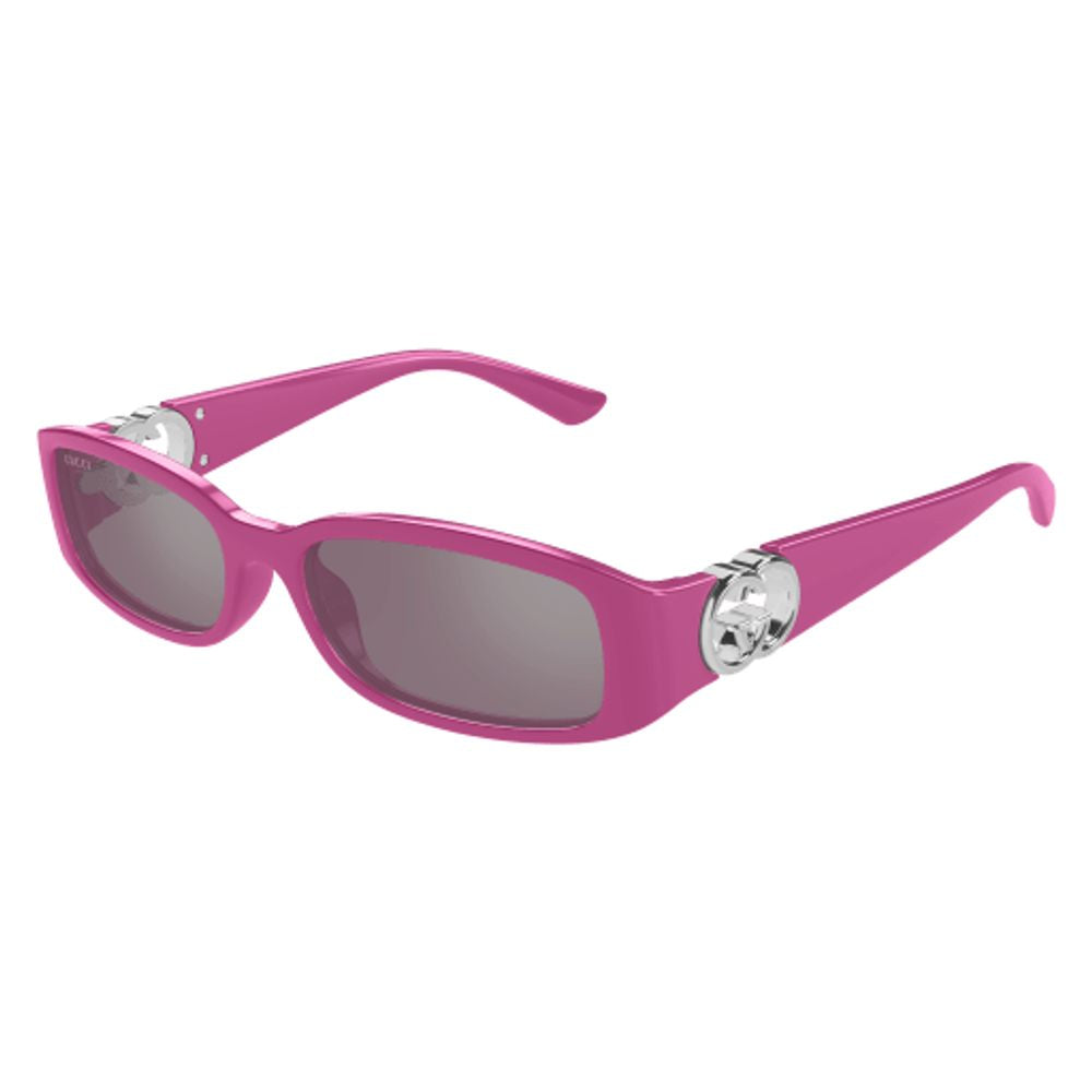 Gucci Eyewear GG1661S Rectangular Frame Sunglasses — Pink, view 2