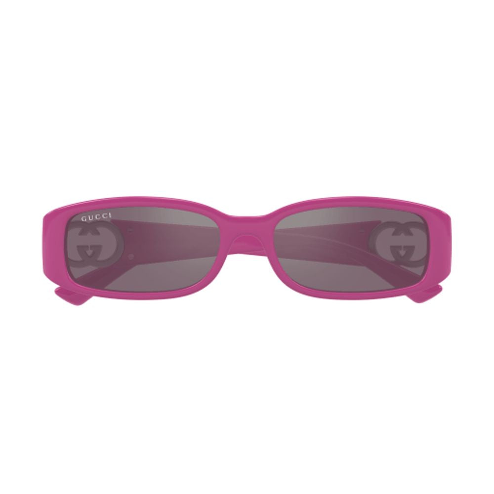 Gucci Eyewear GG1661S Rectangular Frame Sunglasses — Pink, view 3