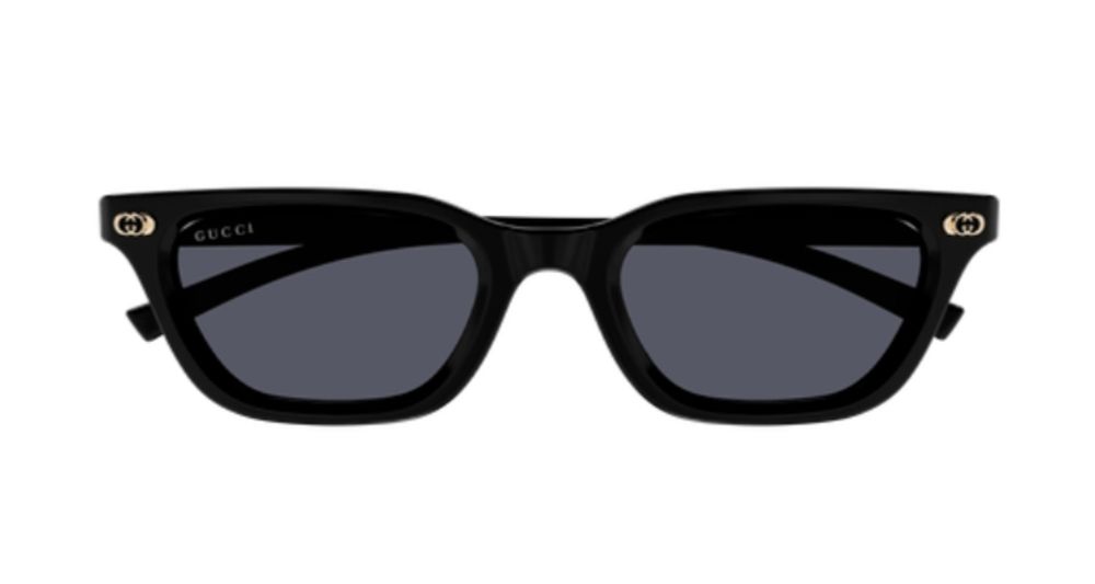 Gucci Eyewear GG1944S001 Cat-Eye Recycled Acetate Sunglasses — Black by Gucci Eyewear