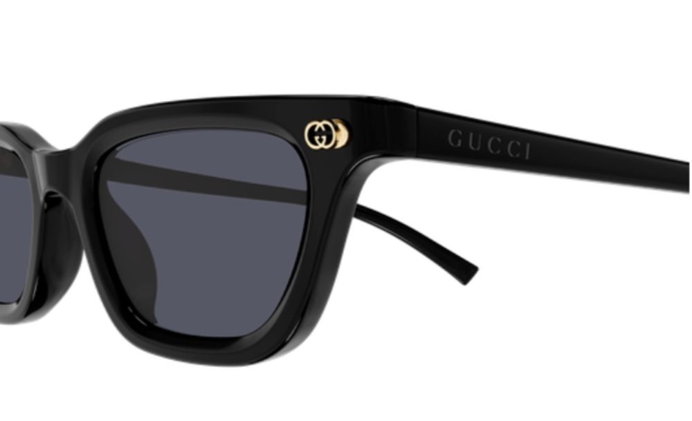 Gucci Eyewear GG1944S001 Cat-Eye Recycled Acetate Sunglasses — Black, view 3