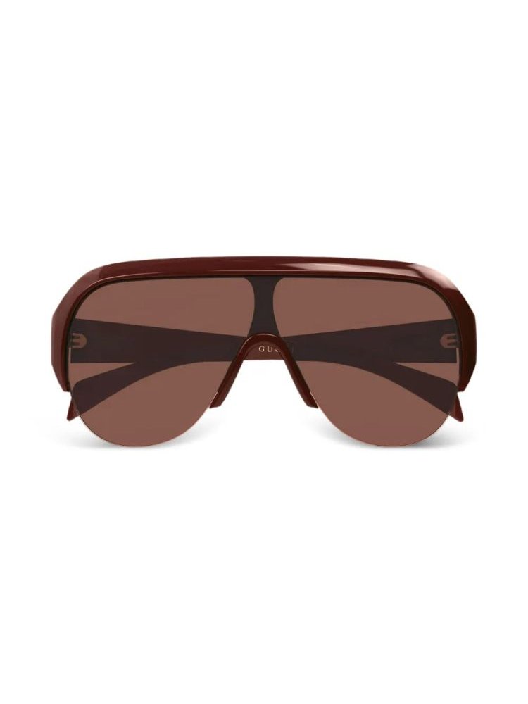 Gucci Eyewear GG2023S004 Bio-Injected Plastic Sunglasses — Burgundy by Gucci Eyewear