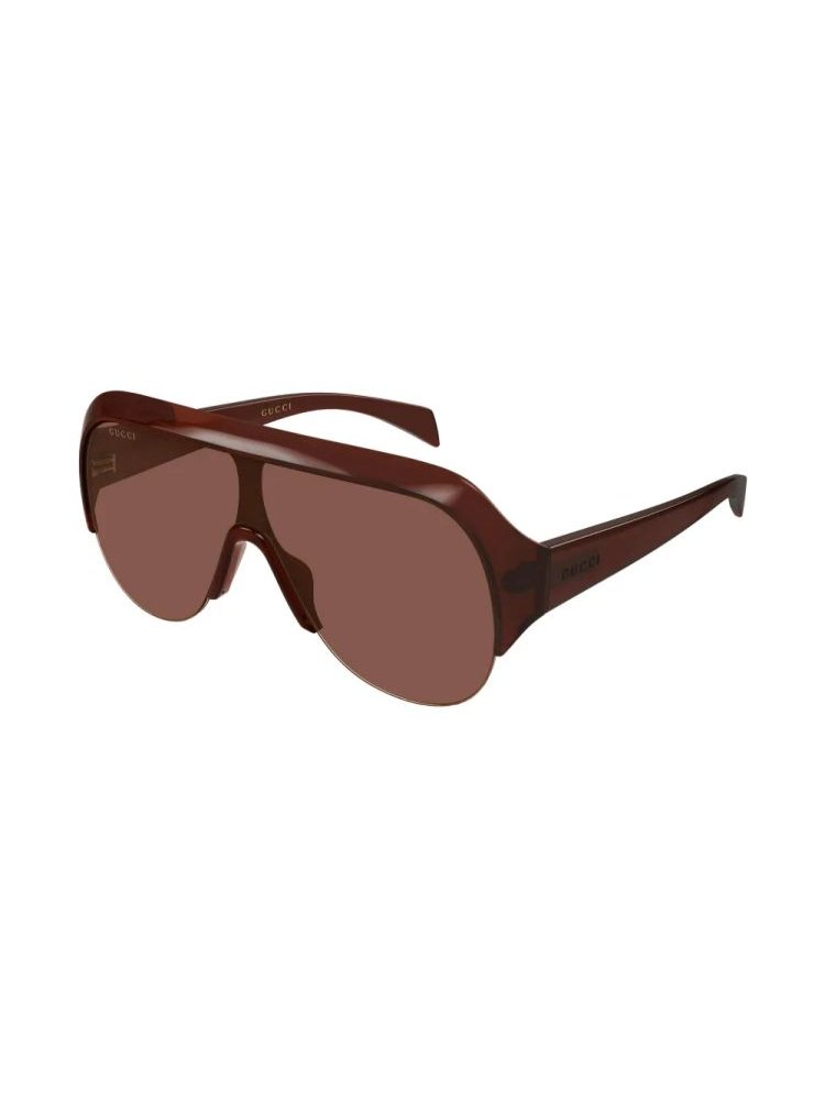 Gucci Eyewear GG2023S004 Bio-Injected Plastic Sunglasses — Burgundy, view 2