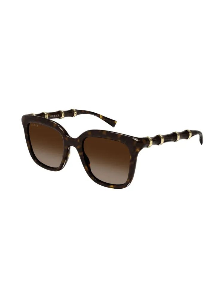 Gucci Eyewear GG2058S Havana Oversized Sunglasses — Brown, view 2
