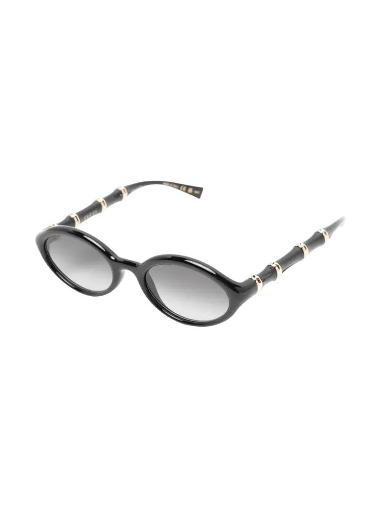 Gucci Eyewear GG2059S Oval Frame Sunglasses — Black, view 2