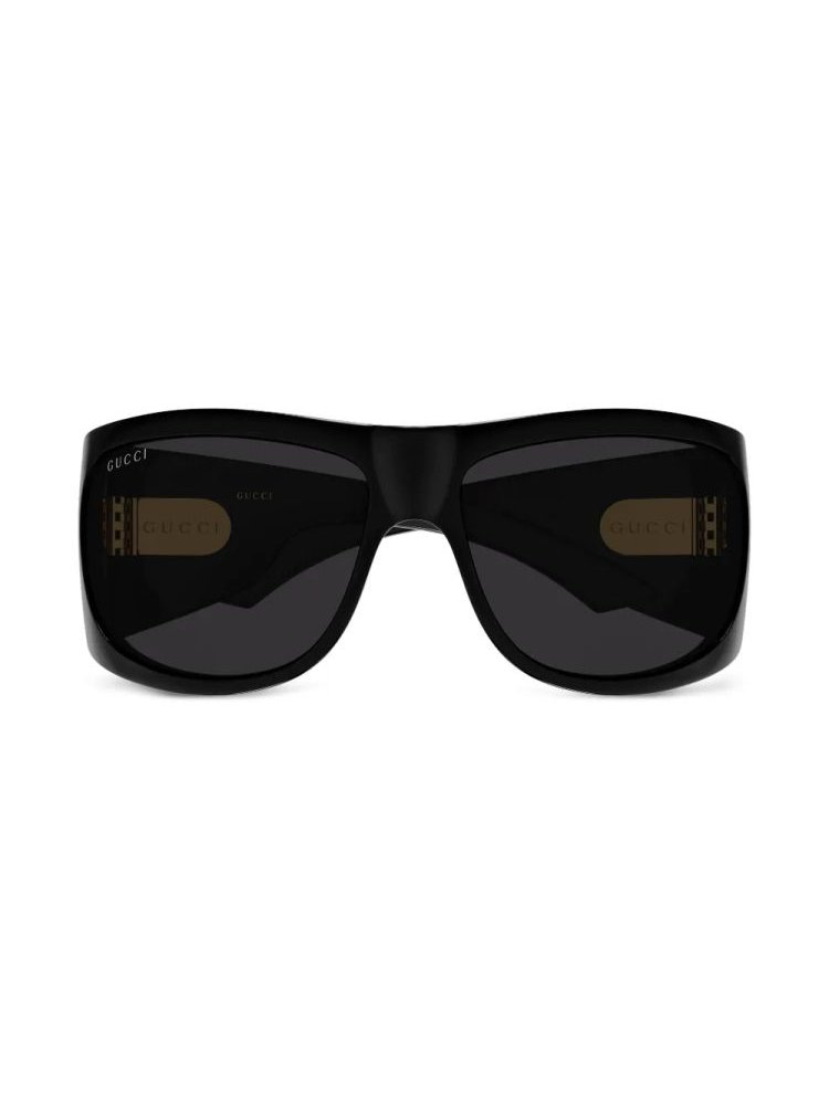 Gucci Eyewear GG2170S Oversized Plastic Sunglasses — Black by Gucci Eyewear