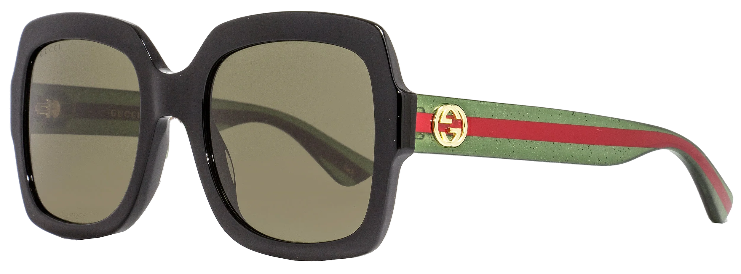 Gucci GG0036SN Square Acetate Sunglasses — Black by Gucci