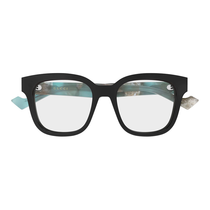 Gucci GG0958O017 Square Full Rim Eyeglasses — Black, view 2