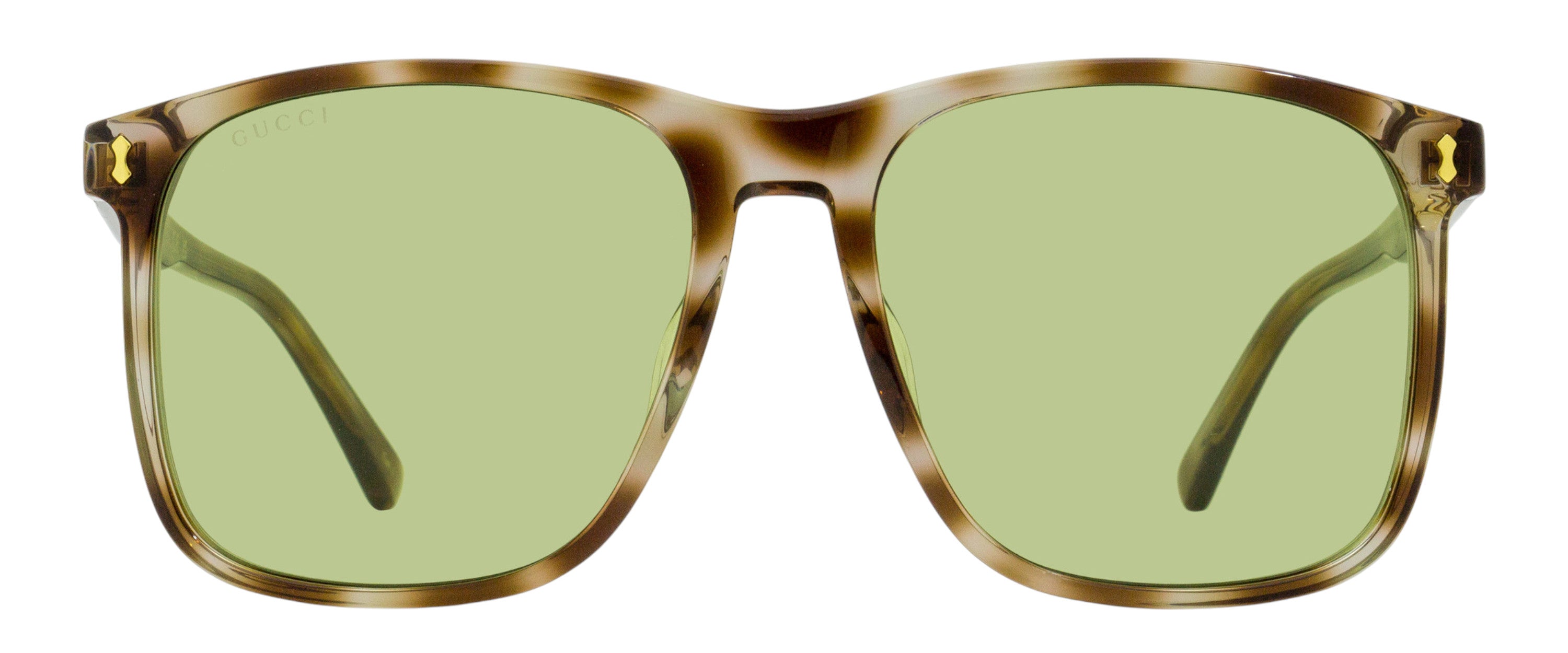Gucci GG1041S 80s Square Sunglasses — Green, view 2