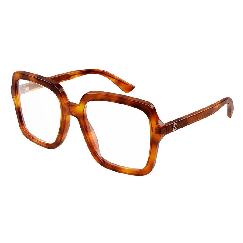 Gucci GG1318O002 Square Full Rim Eyeglasses — Brown by Gucci